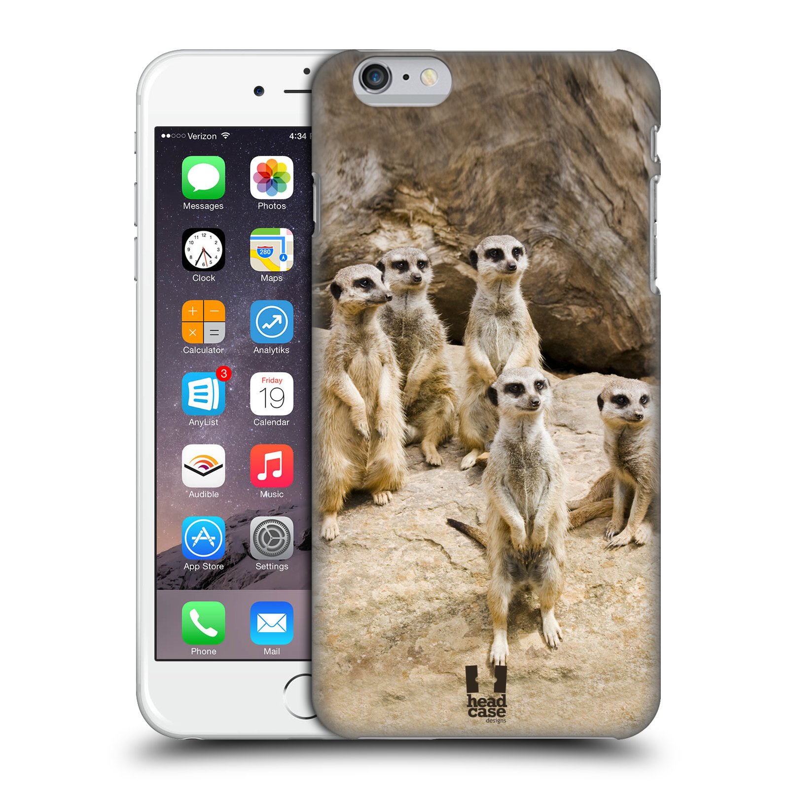 Zadní obal pro mobil Apple Iphone 6 PLUS / 6S PLUS - HEAD CASE - Svět zvířat roztomilé surikaty
