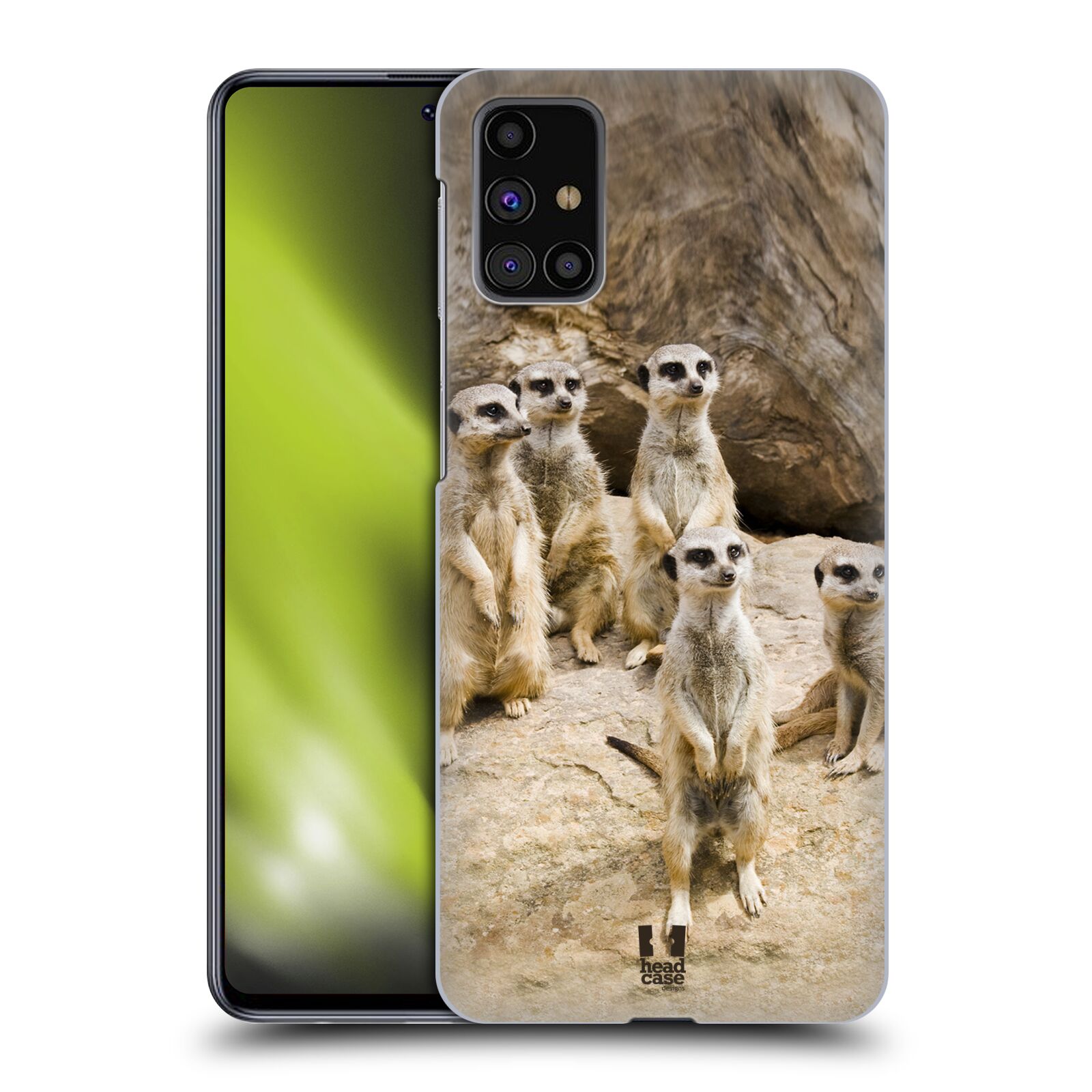Zadní obal pro mobil Samsung Galaxy M31s - HEAD CASE - Svět zvířat roztomilé surikaty