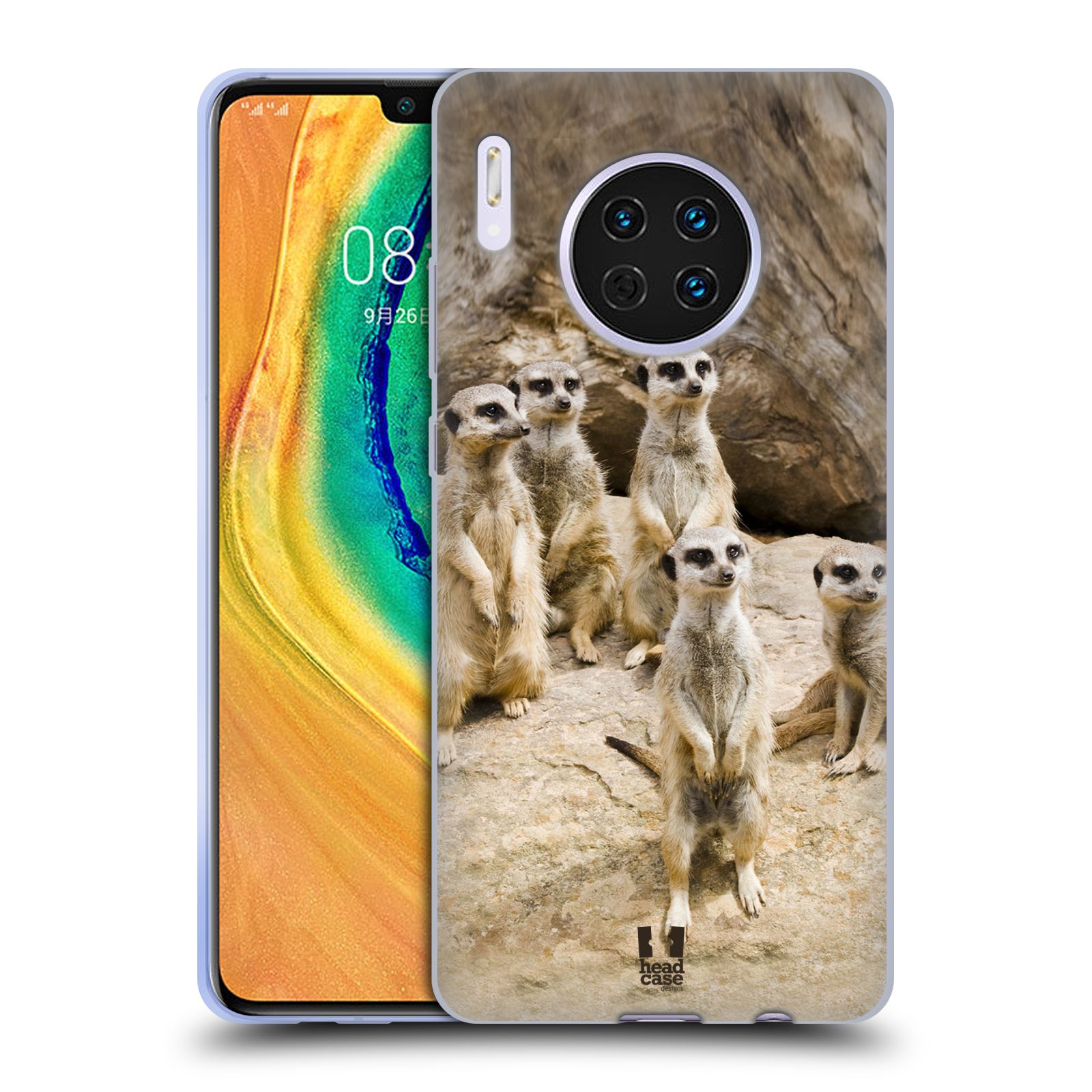 Zadní obal pro mobil Huawei Mate 30 - HEAD CASE - Svět zvířat roztomilé surikaty