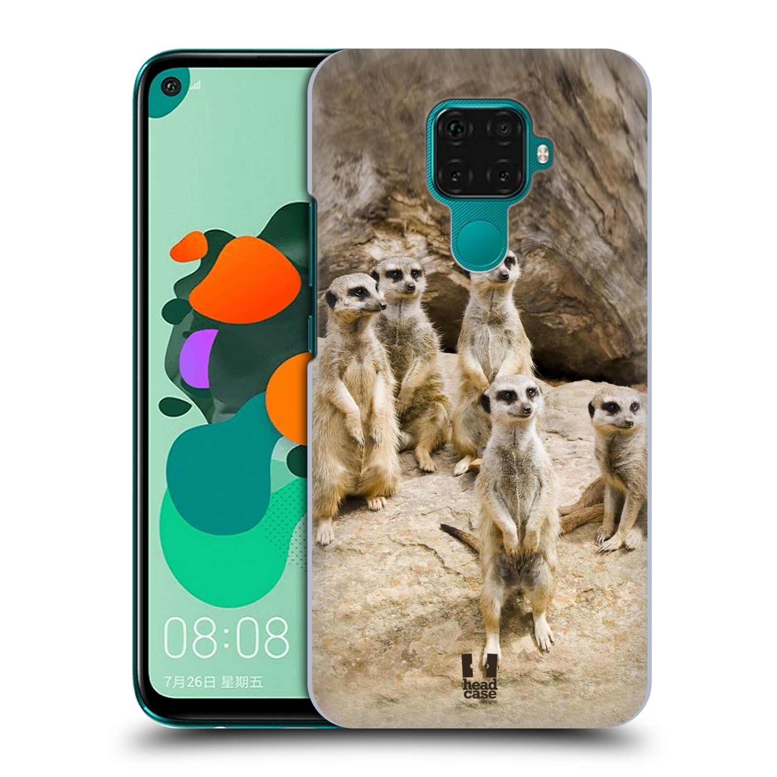 Zadní obal pro mobil Huawei Mate 30 LITE - HEAD CASE - Svět zvířat roztomilé surikaty