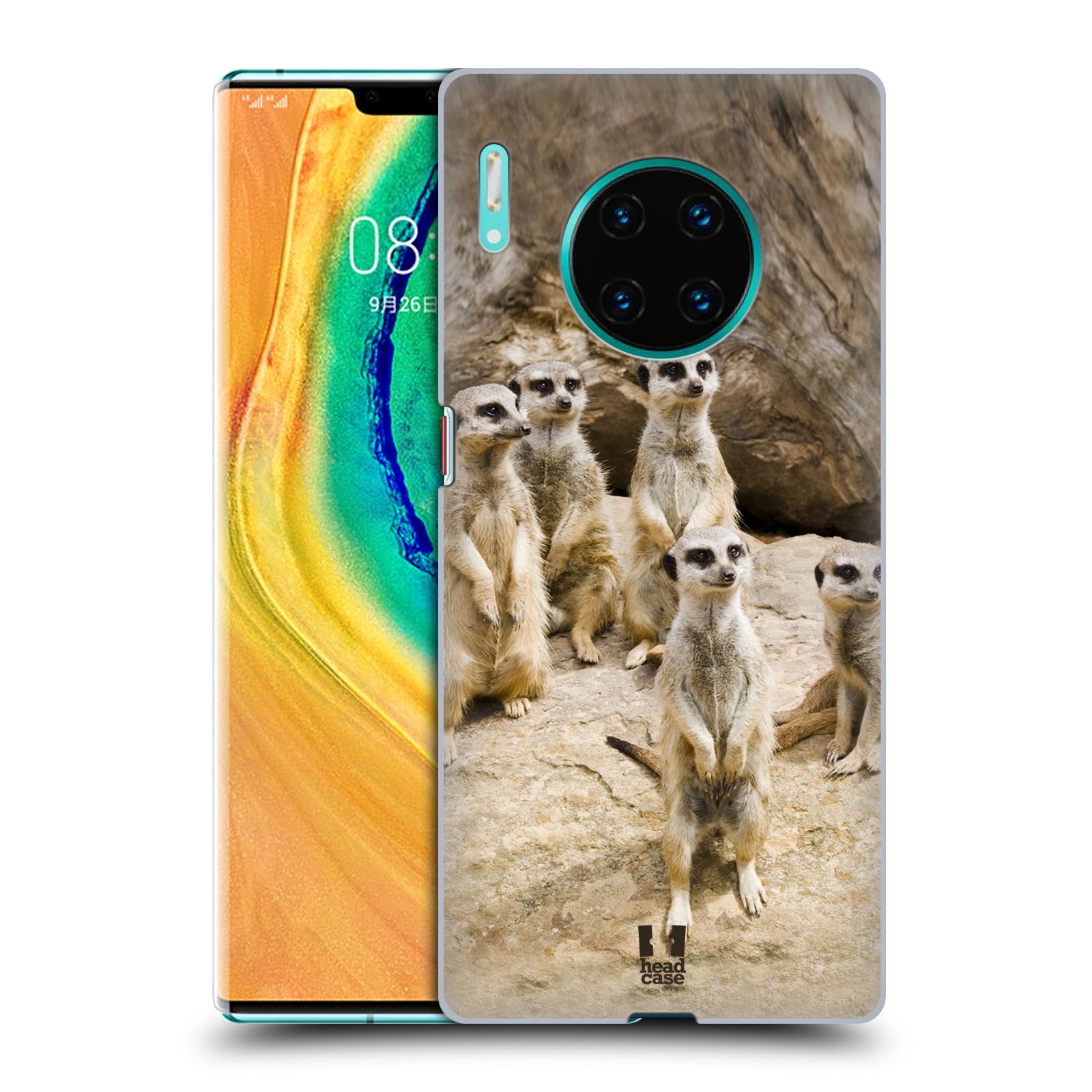 Zadní obal pro mobil Huawei Mate 30 PRO - HEAD CASE - Svět zvířat roztomilé surikaty