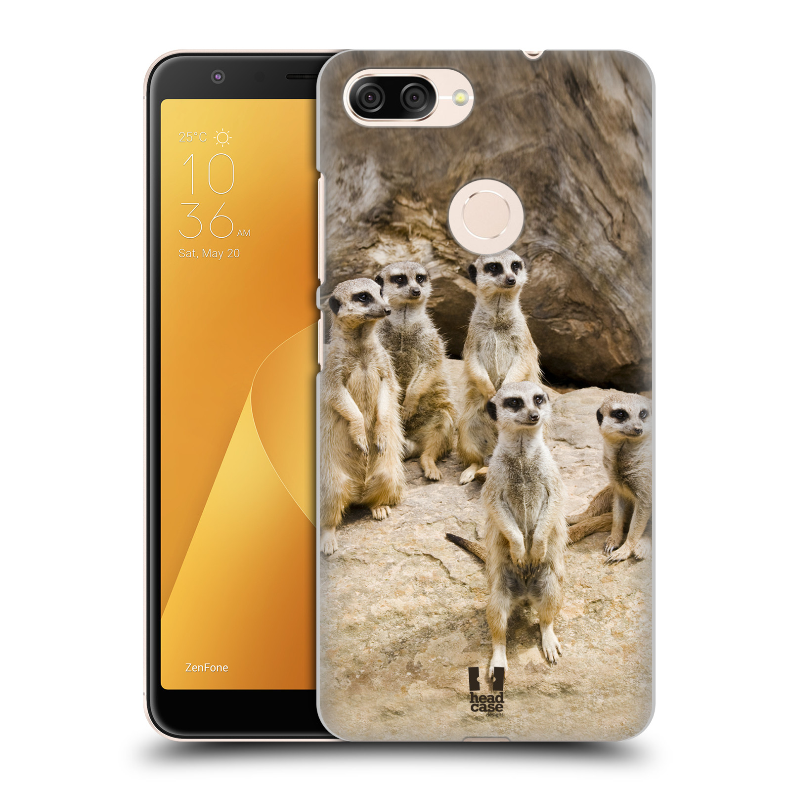 Zadní obal pro mobil Asus Zenfone Max Plus (M1) - HEAD CASE - Svět zvířat roztomilé surikaty