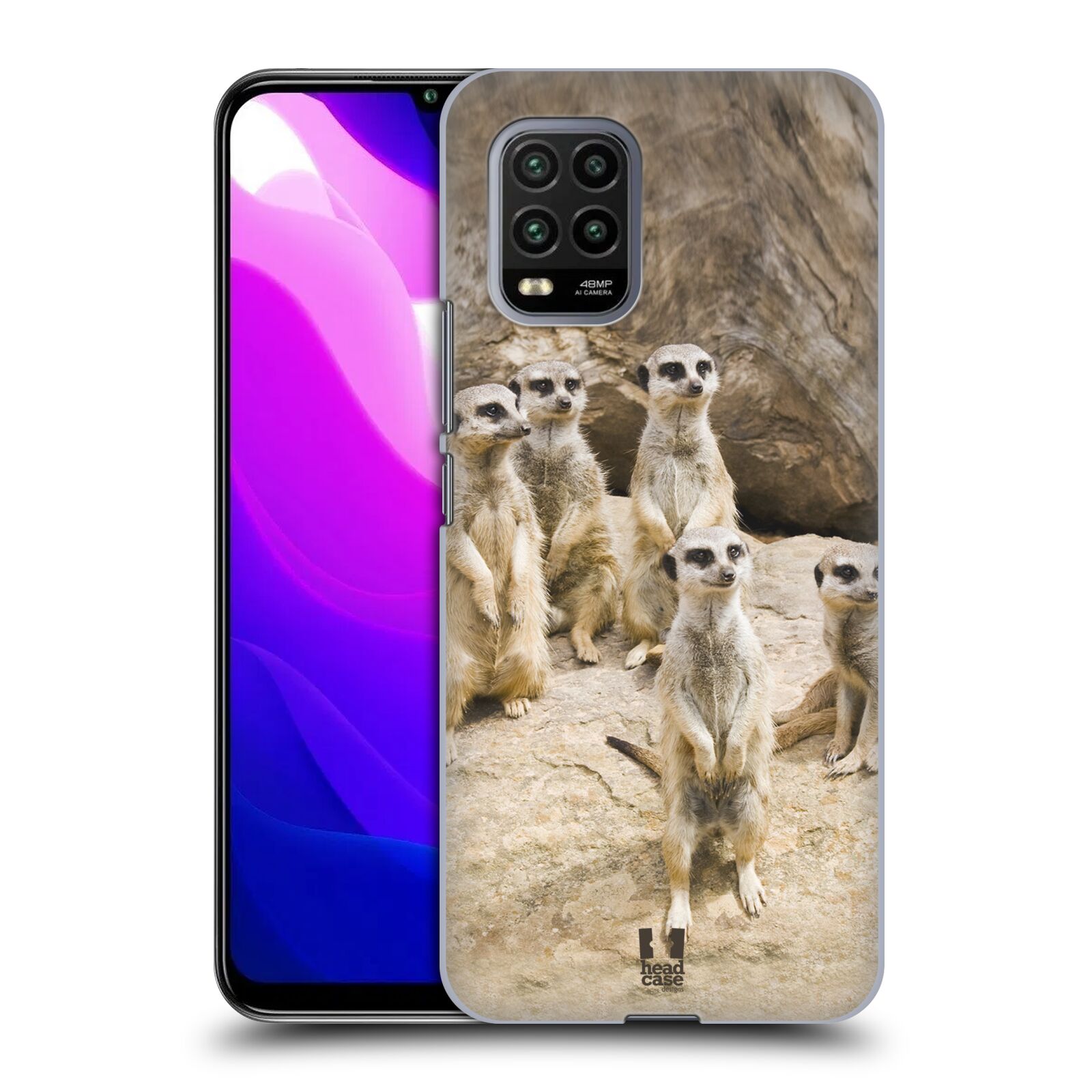 Zadní obal pro mobil Xiaomi Mi 10 LITE - HEAD CASE - Svět zvířat roztomilé surikaty
