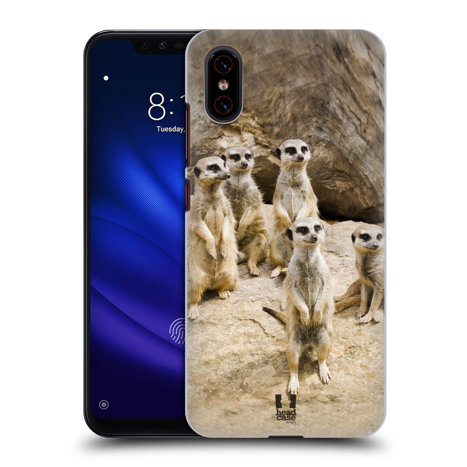 Zadní obal pro mobil Xiaomi Mi 8 PRO - HEAD CASE - Svět zvířat roztomilé surikaty