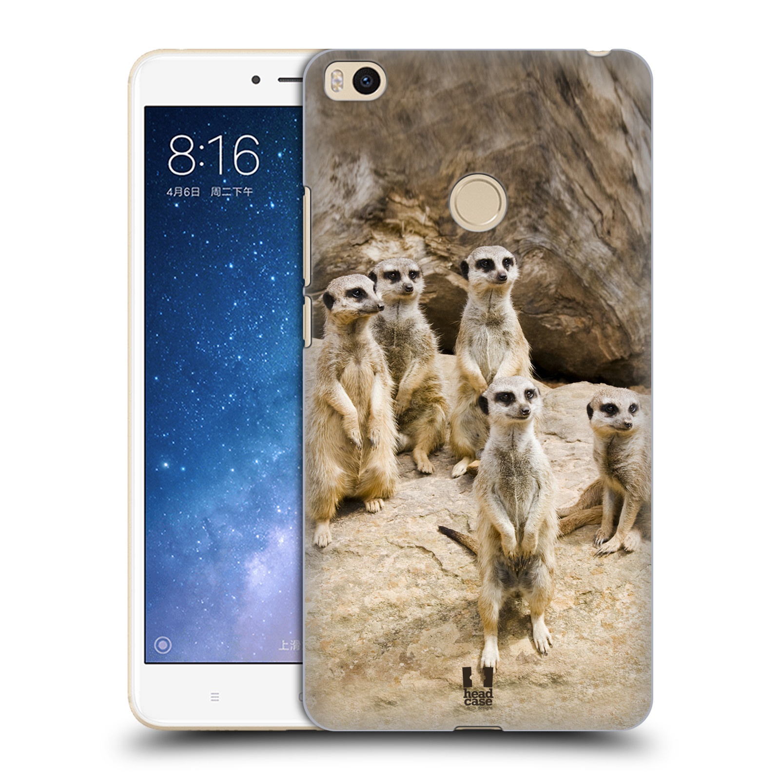Zadní obal pro mobil Xiaomi Mi Max 2 - HEAD CASE - Svět zvířat roztomilé surikaty