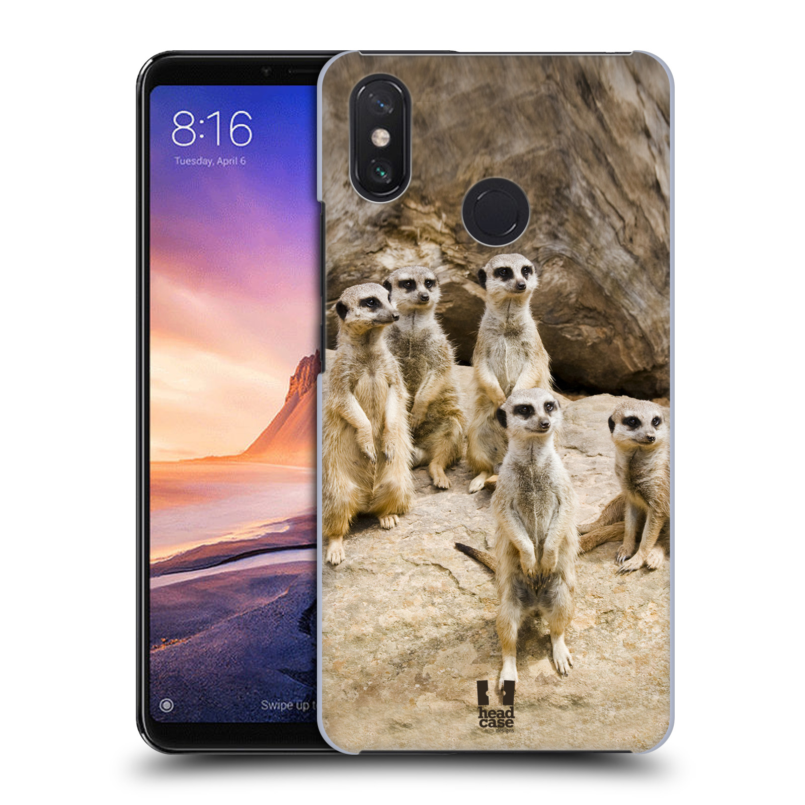 Zadní obal pro mobil Xiaomi Mi Max 3 - HEAD CASE - Svět zvířat roztomilé surikaty