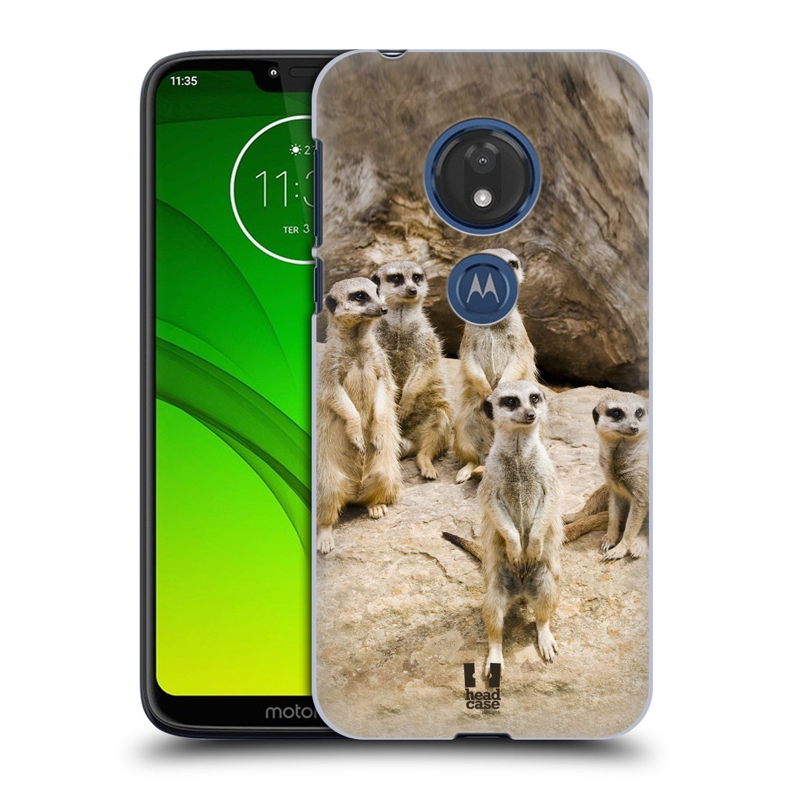 Pouzdro na mobil Motorola Moto G7 Play vzor Divočina, Divoký život a zvířata foto SURIKATA