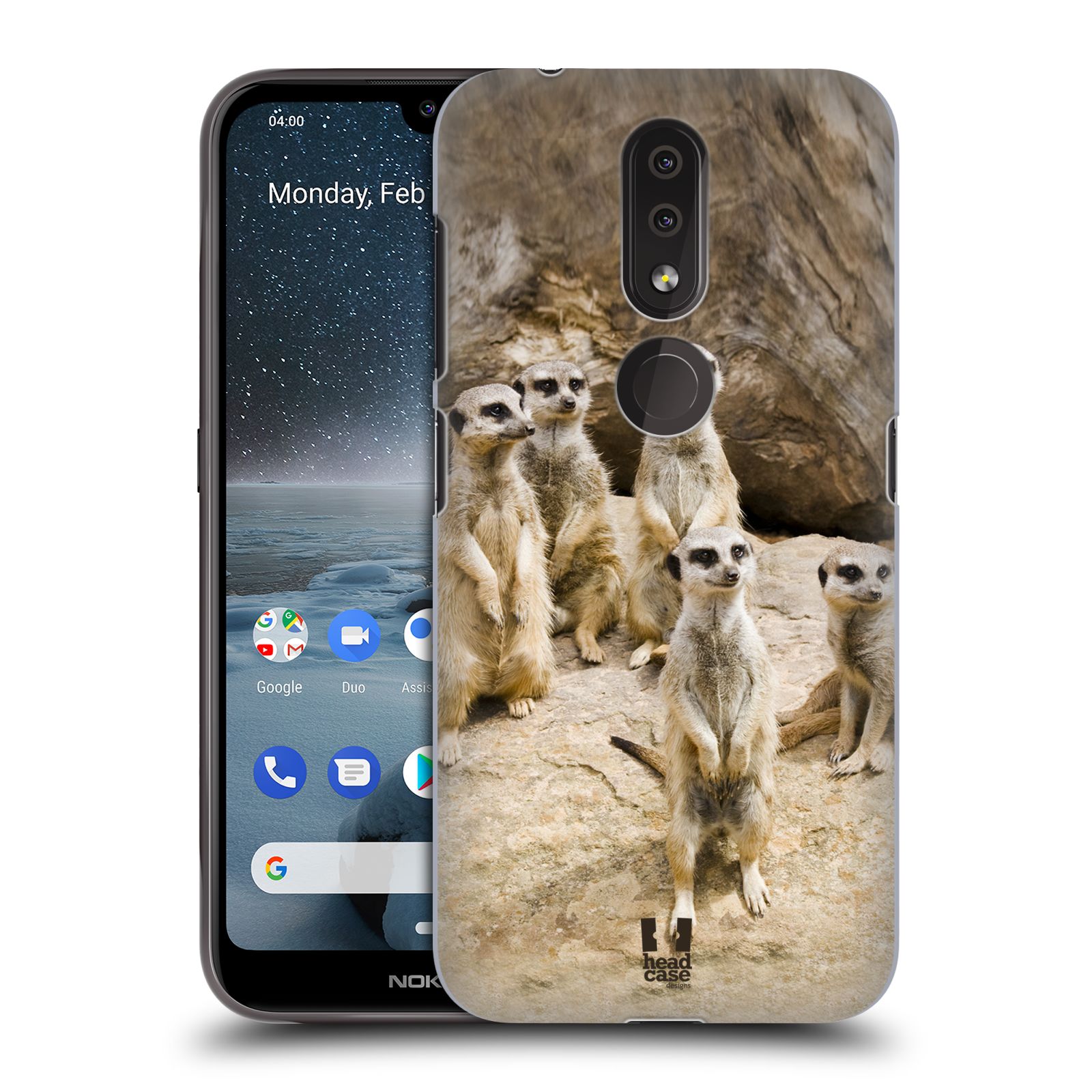Pouzdro na mobil Nokia 4.2 - HEAD CASE - vzor Divočina, Divoký život a zvířata foto SURIKATA