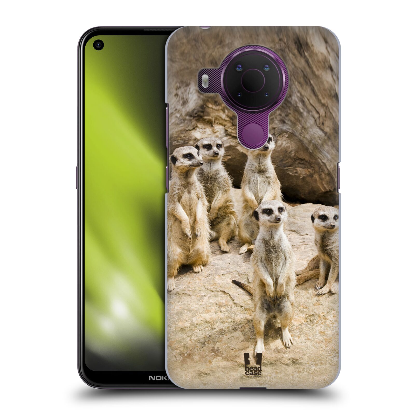 Zadní obal pro mobil Nokia 5.4 - HEAD CASE - Svět zvířat roztomilé surikaty