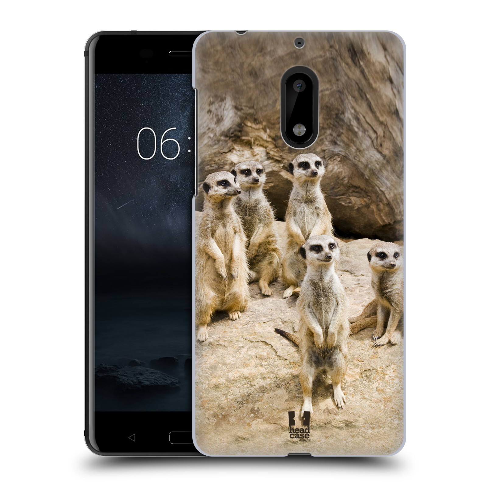 HEAD CASE plastový obal na mobil Nokia 6 vzor Divočina, Divoký život a zvířata foto SURIKATA