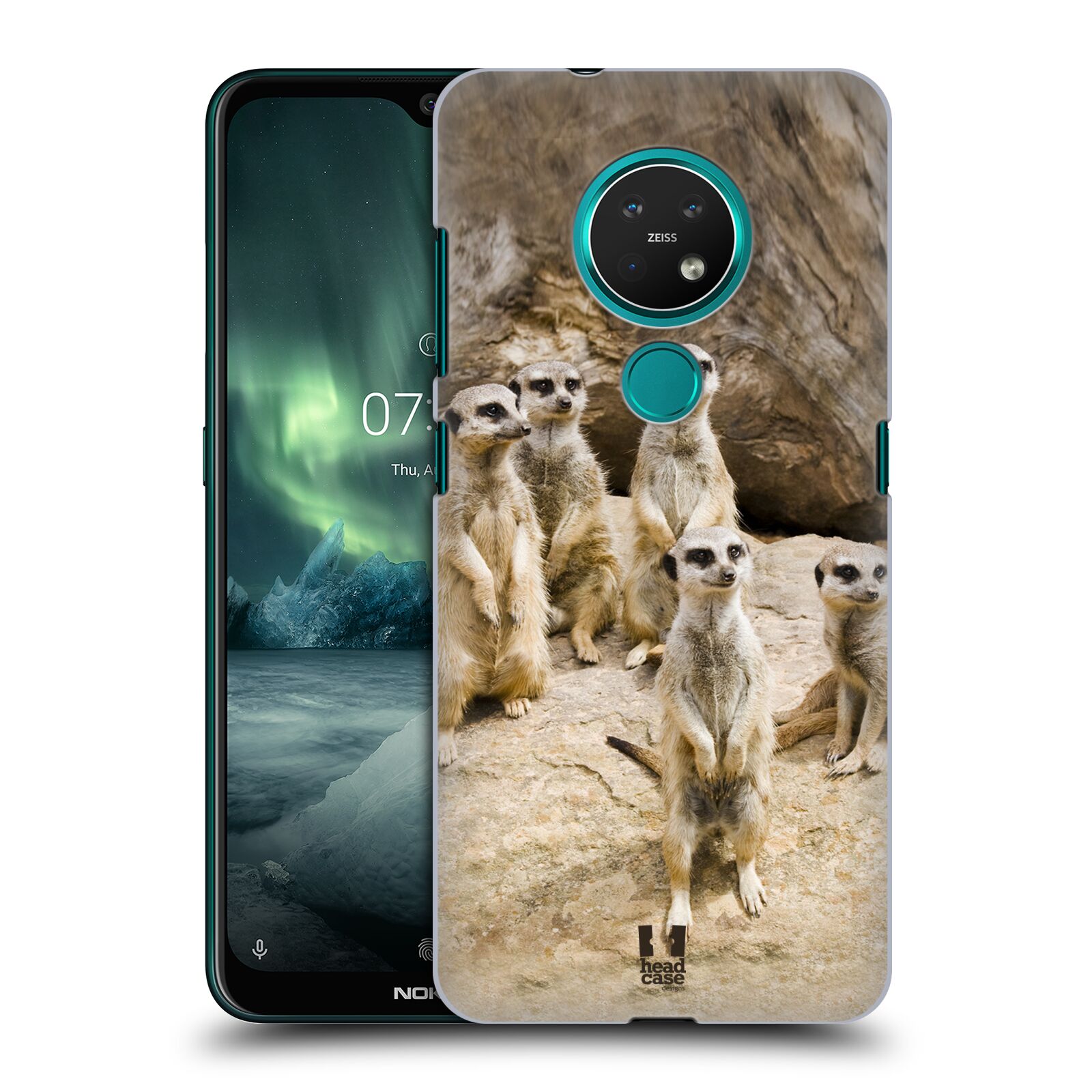 Pouzdro na mobil NOKIA 7.2 - HEAD CASE - vzor Divočina, Divoký život a zvířata foto SURIKATA
