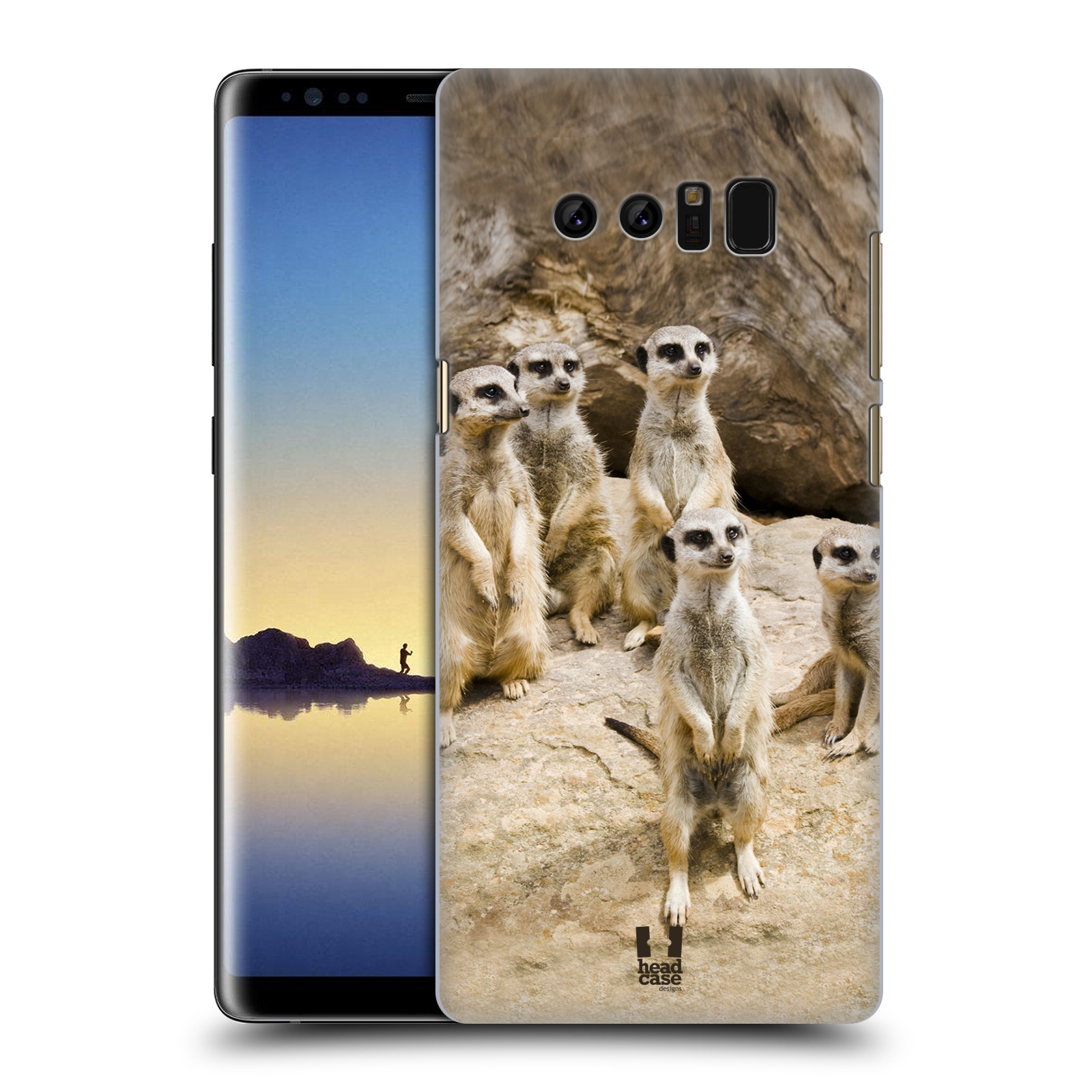 Zadní obal pro mobil Samsung Galaxy Note 8 - HEAD CASE - Svět zvířat roztomilé surikaty