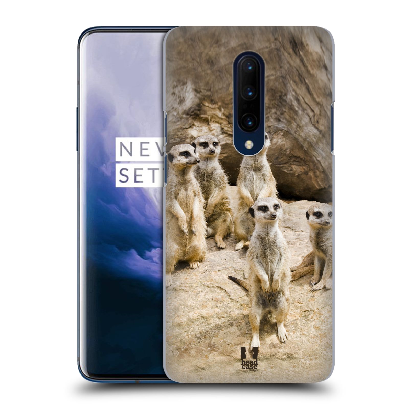 Zadní obal pro mobil OnePlus 7 PRO - HEAD CASE - Svět zvířat roztomilé surikaty
