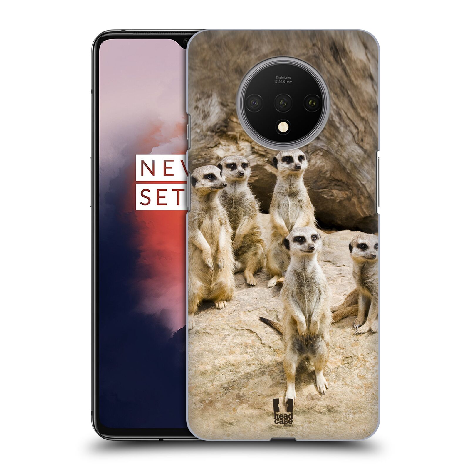 Zadní obal pro mobil OnePlus 7T - HEAD CASE - Svět zvířat roztomilé surikaty