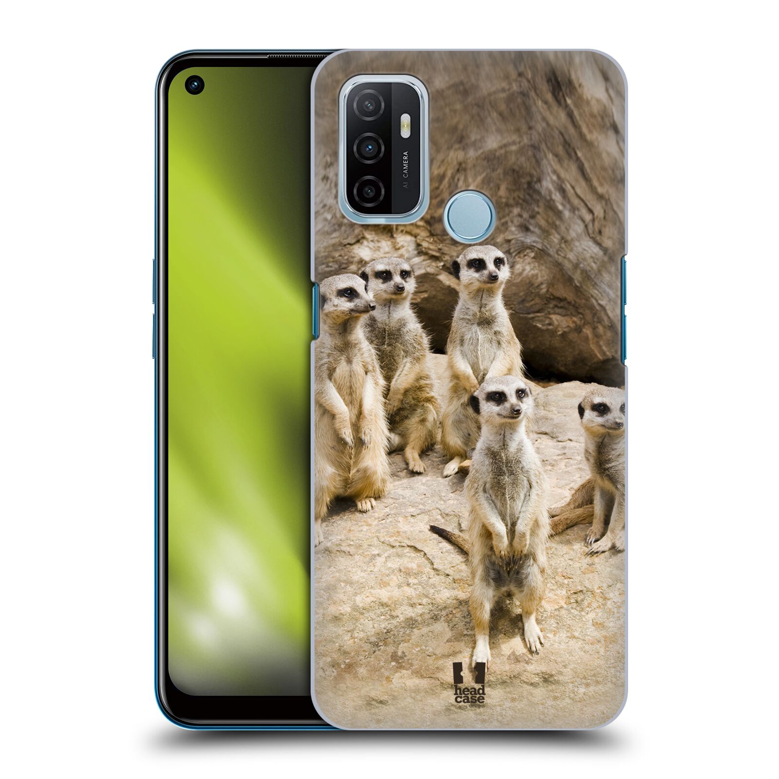 Zadní obal pro mobil Oppo A53 / A53s - HEAD CASE - Svět zvířat roztomilé surikaty