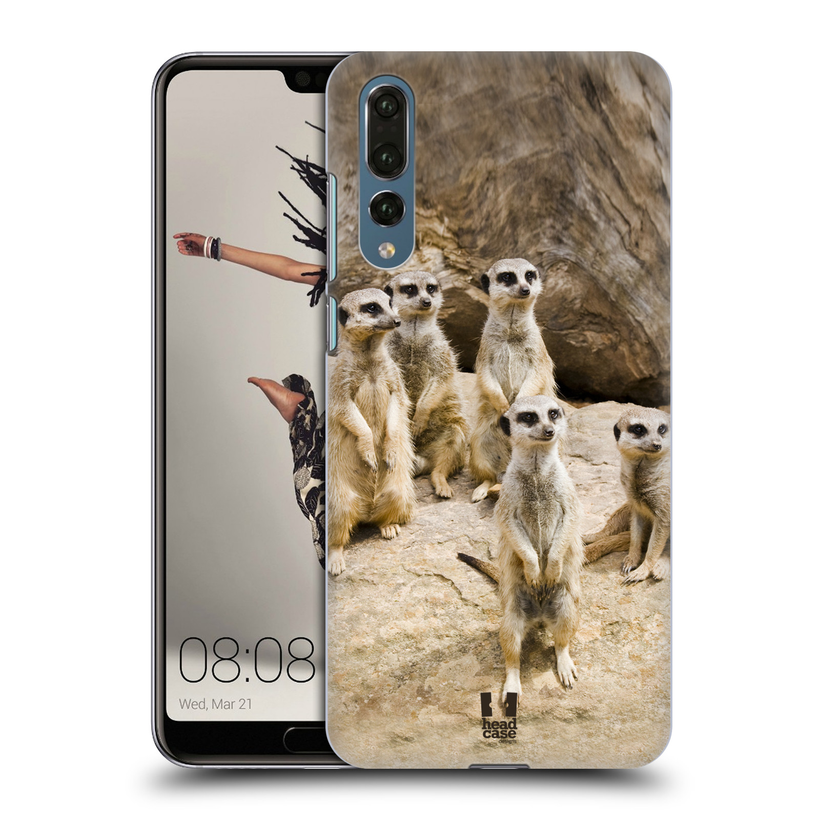 Zadní obal pro mobil Huawei P20 PRO - HEAD CASE - Svět zvířat roztomilé surikaty