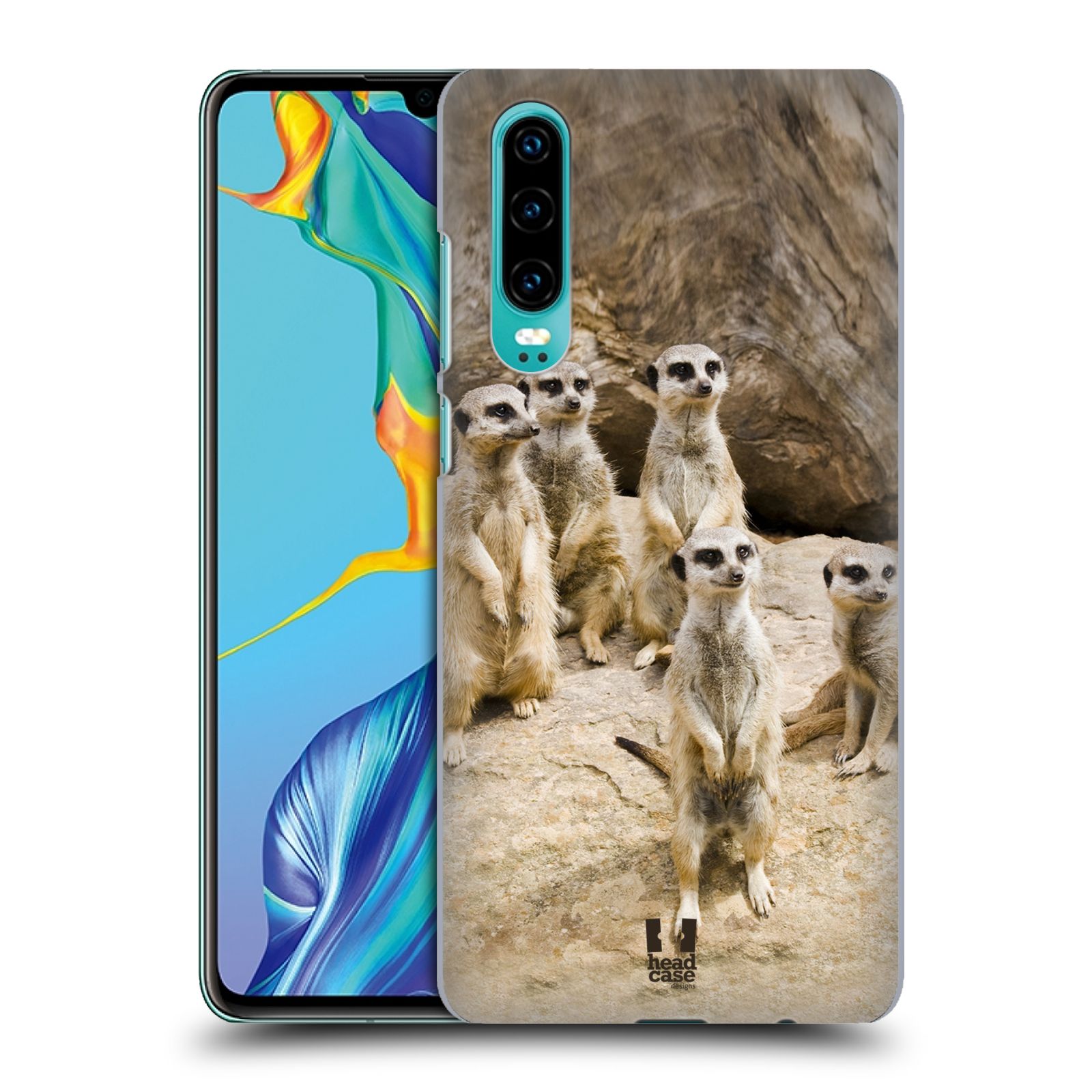 Zadní obal pro mobil Huawei P30 - HEAD CASE - Svět zvířat roztomilé surikaty