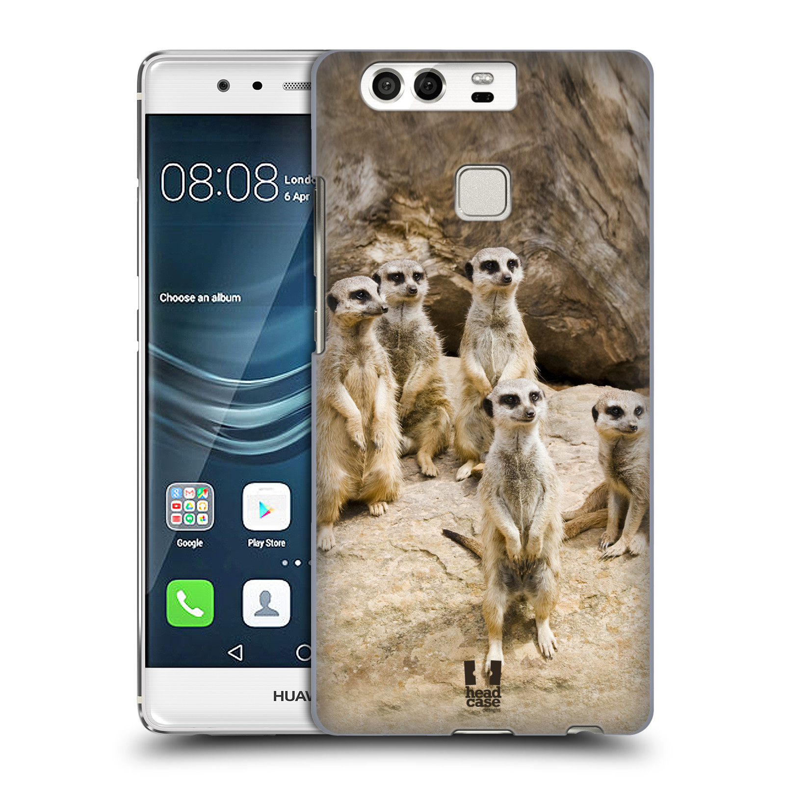 HEAD CASE plastový obal na mobil Huawei P9 / P9 DUAL SIM vzor Divočina, Divoký život a zvířata foto SURIKATA