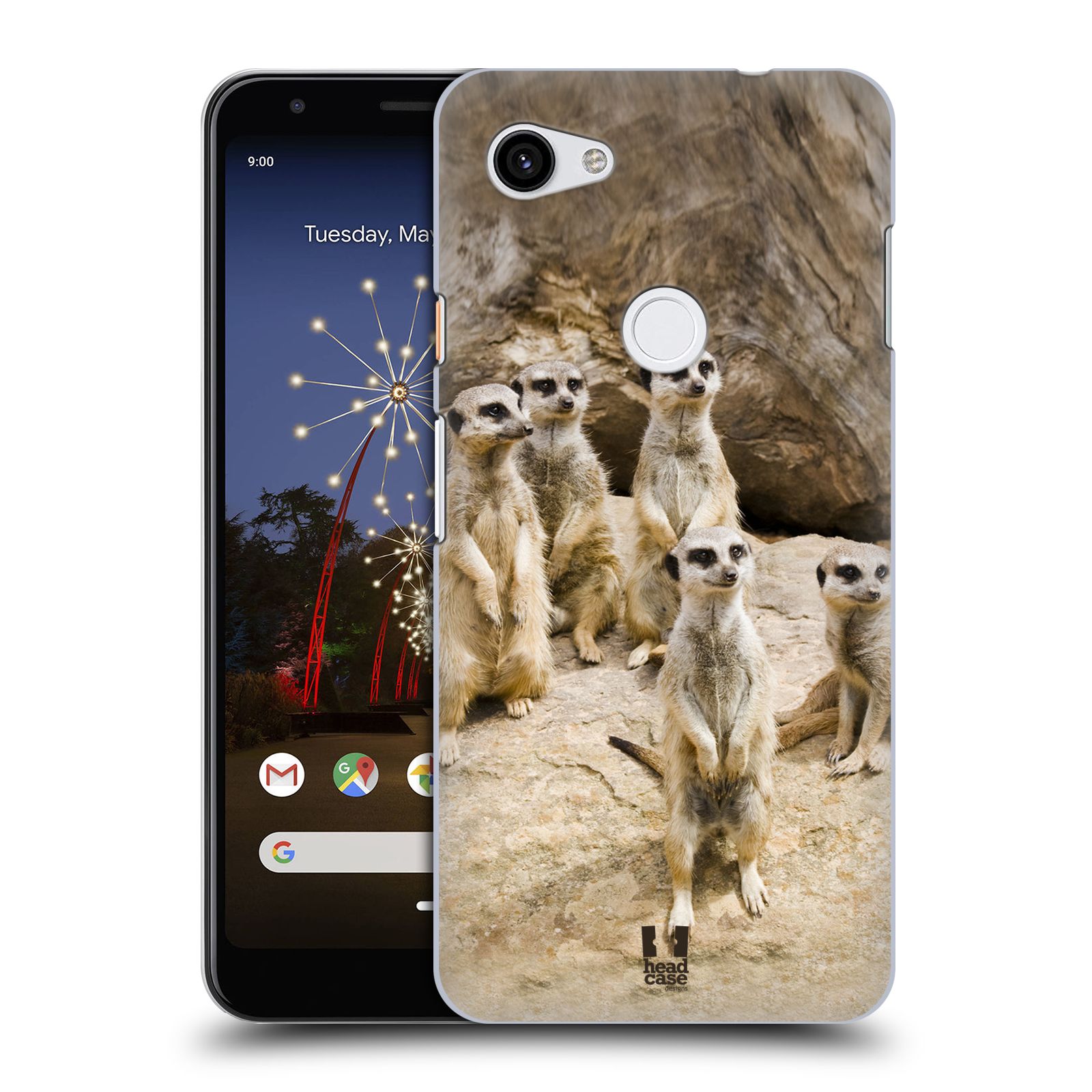 Zadní obal pro mobil Google Pixel 3a XL - HEAD CASE - Svět zvířat roztomilé surikaty