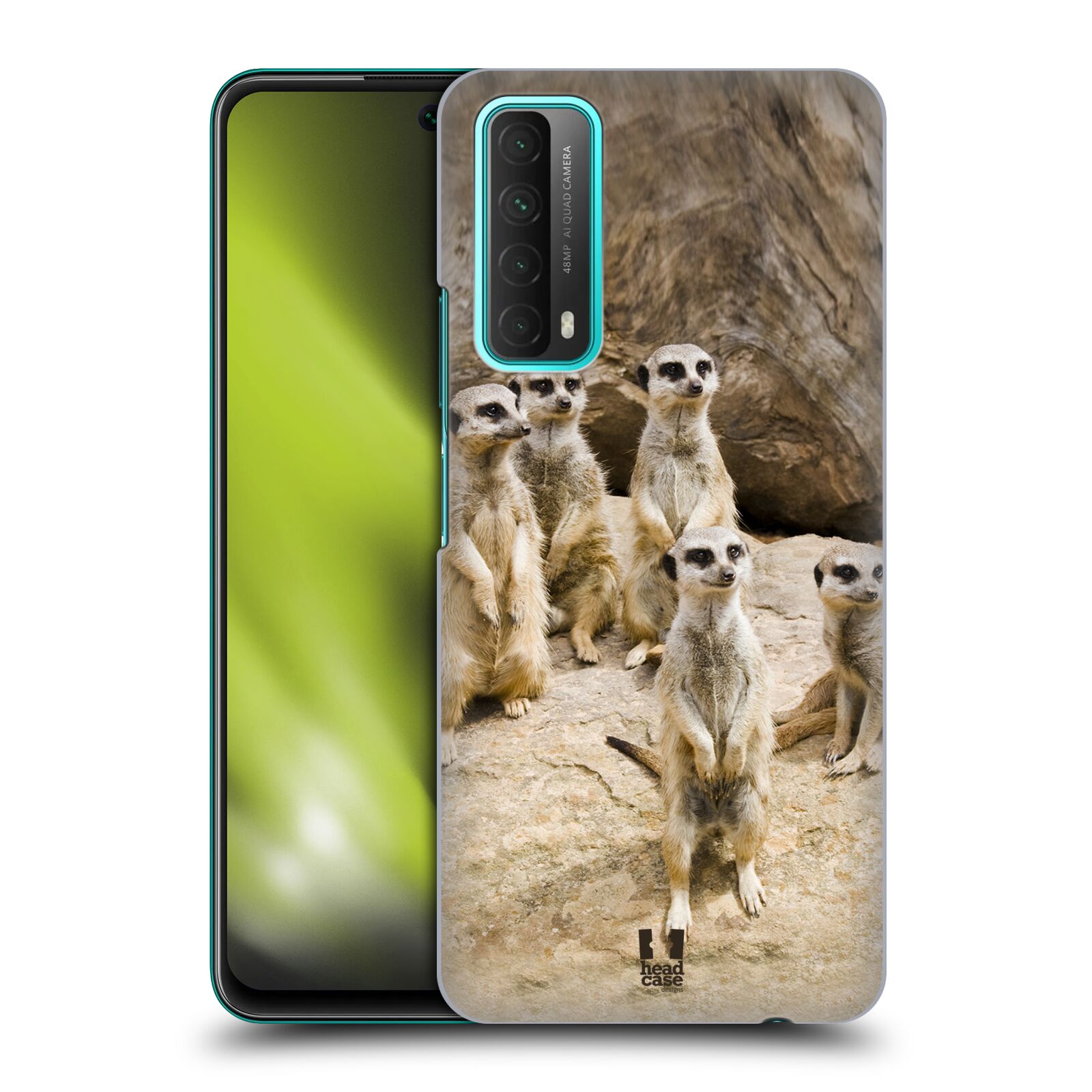 Zadní obal pro mobil Huawei P SMART 2021 - HEAD CASE - Svět zvířat roztomilé surikaty