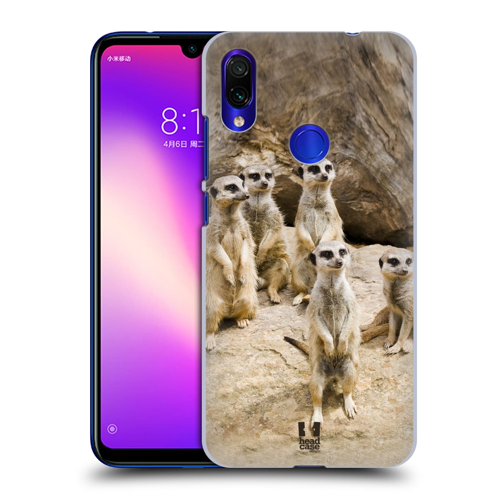 Zadní obal pro mobil Xiaomi Redmi Note 7 / 7 Pro - HEAD CASE - Svět zvířat roztomilé surikaty