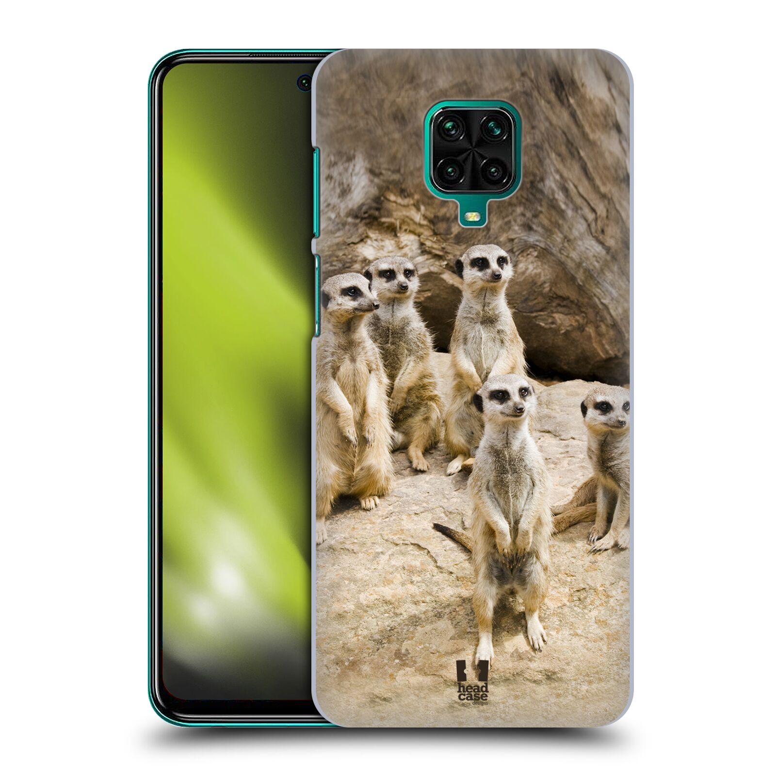 Zadní obal pro mobil Xiaomi Redmi Note 9 Pro - HEAD CASE - Svět zvířat roztomilé surikaty