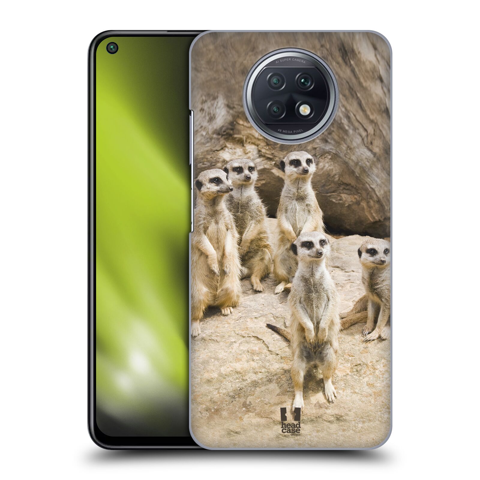 Zadní obal pro mobil Xiaomi Redmi Note 9T - HEAD CASE - Svět zvířat roztomilé surikaty