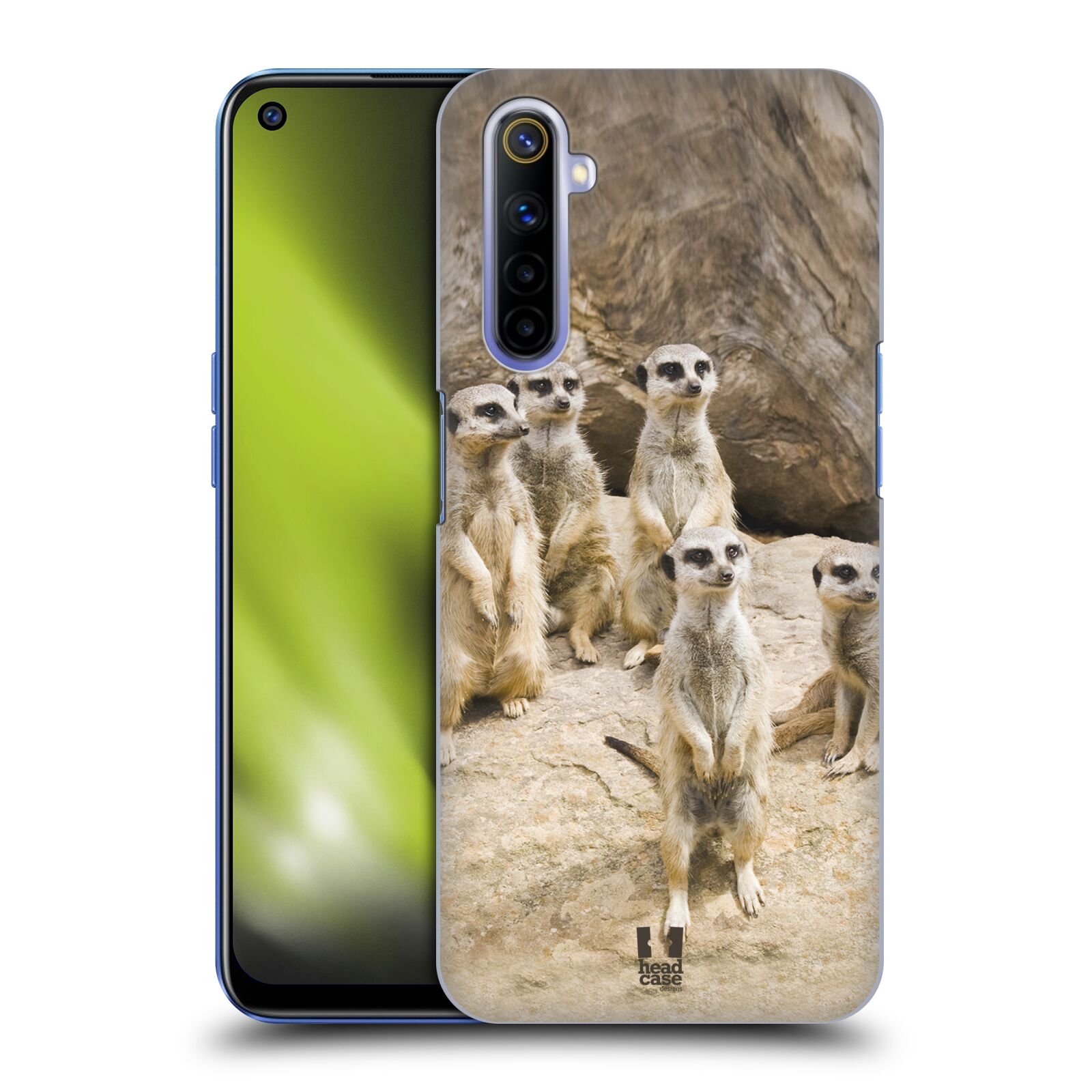 Zadní obal pro mobil Realme 6 - HEAD CASE - Svět zvířat roztomilé surikaty