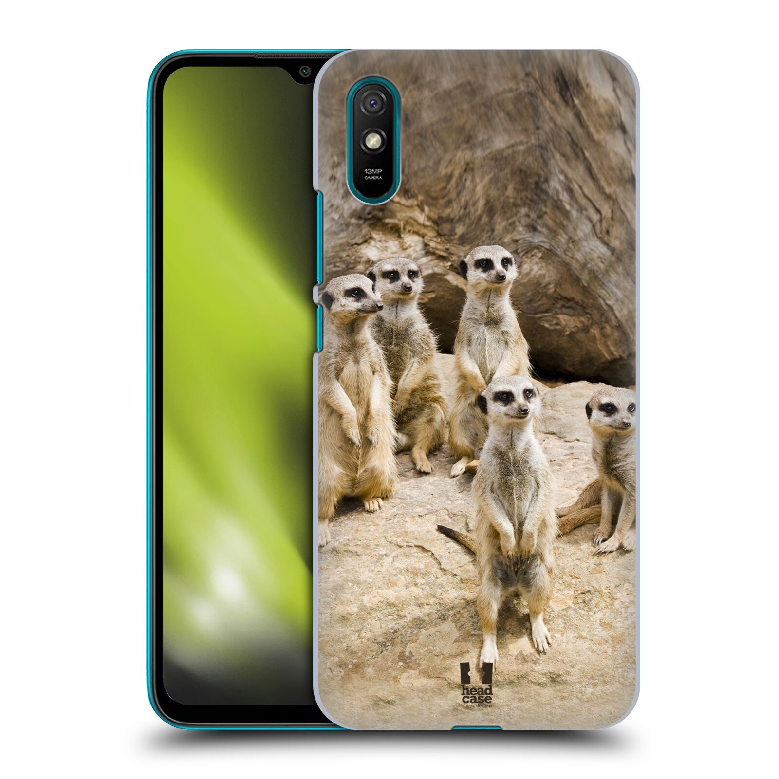 Zadní obal pro mobil Xiaomi Redmi 9A - HEAD CASE - Svět zvířat roztomilé surikaty