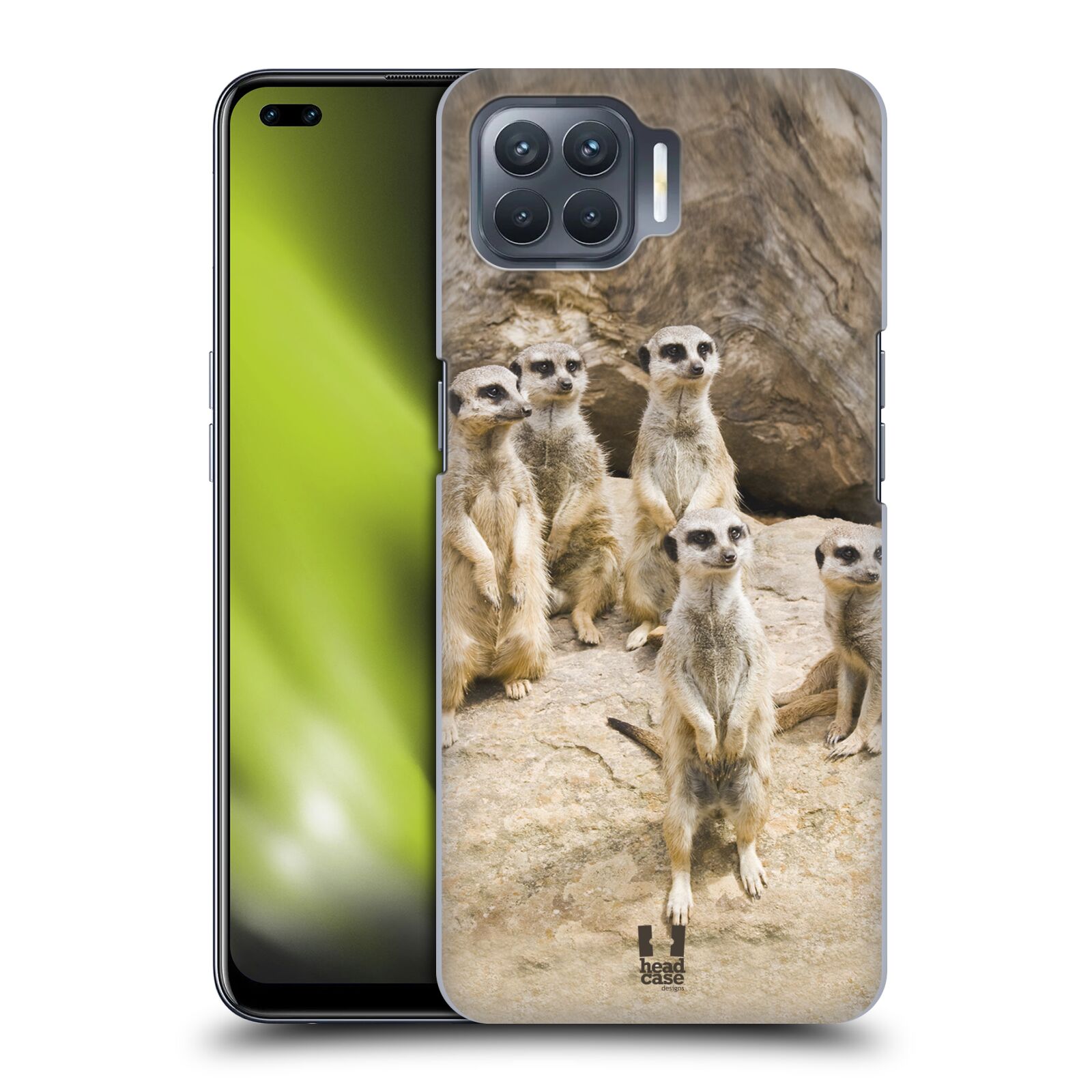 Zadní obal pro mobil Oppo Reno 4 LITE - HEAD CASE - Svět zvířat roztomilé surikaty
