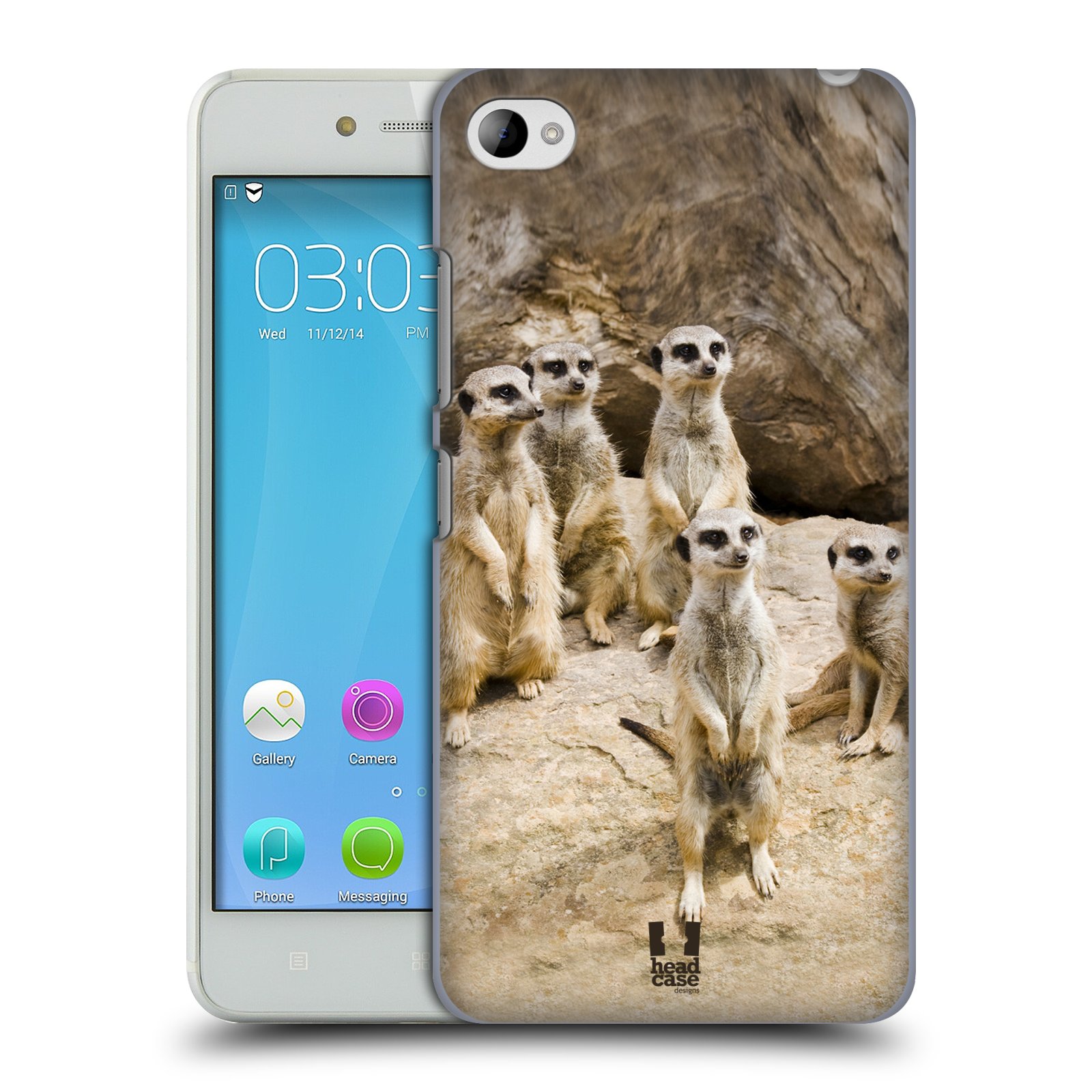 HEAD CASE pevný plastový obal na mobil LENOVO S90 vzor Divočina, Divoký život a zvířata foto SURIKATA