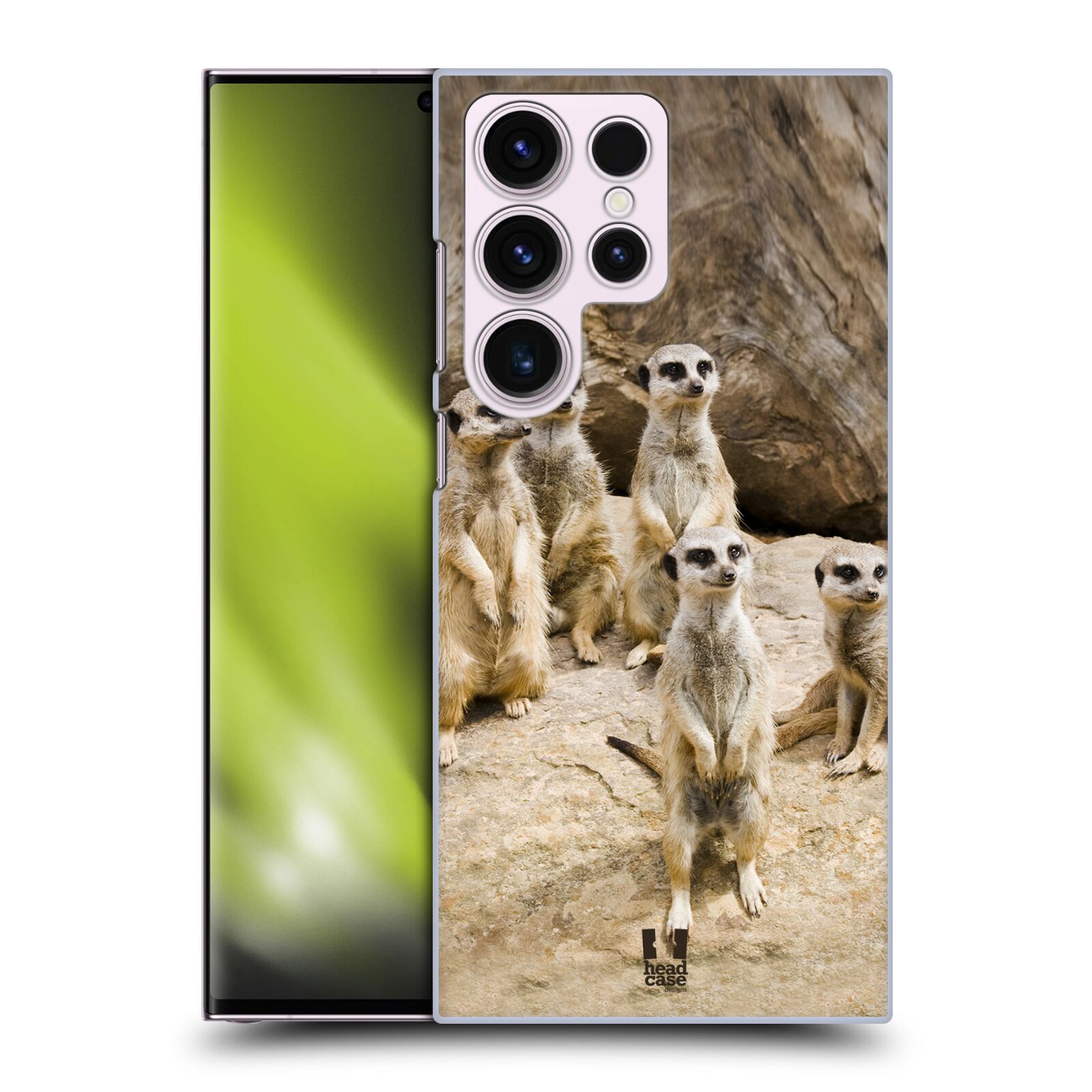 Plastový obal HEAD CASE na mobil Samsung Galaxy S23 ULTRA vzor Divočina, Divoký život a zvířata foto SURIKATA