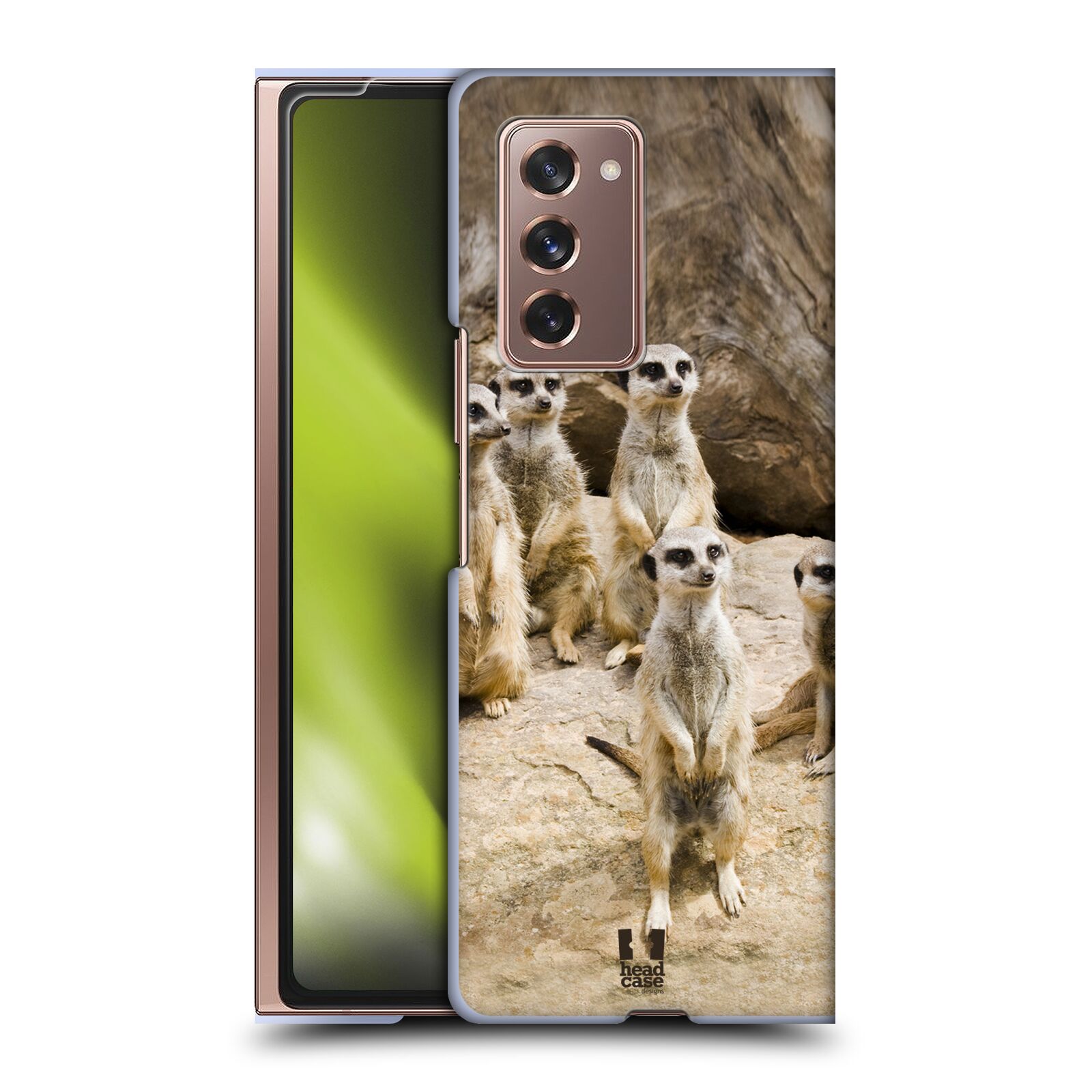 Zadní obal pro mobil Samsung Galaxy Z Fold 2 5G - HEAD CASE - Svět zvířat roztomilé surikaty