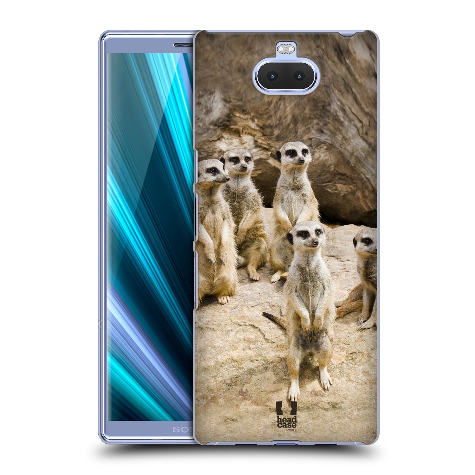 Zadní obal pro mobil Sony Xperia 10 - HEAD CASE - Svět zvířat roztomilé surikaty