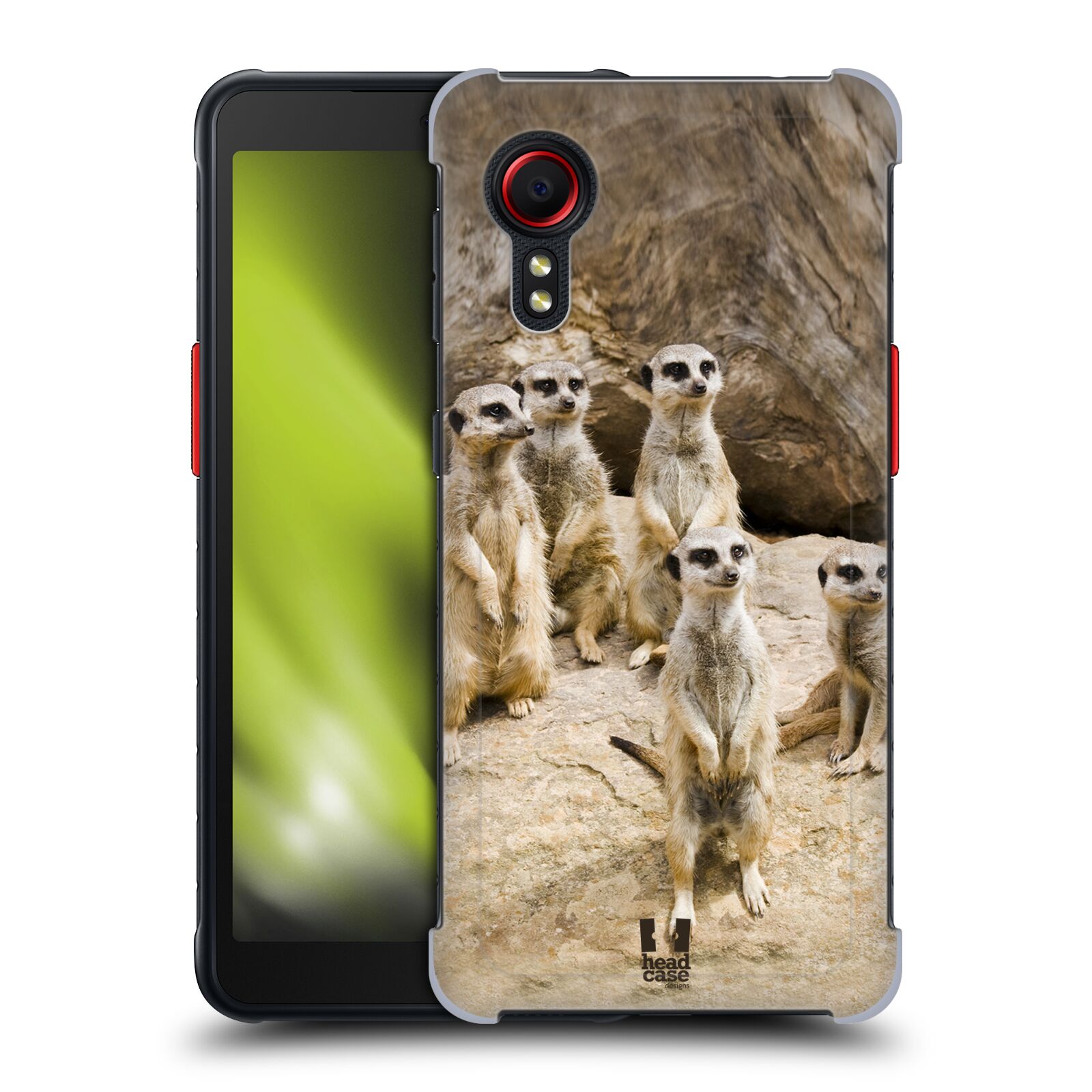 Zadní obal pro mobil Samsung Galaxy Xcover 5 - HEAD CASE - Svět zvířat roztomilé surikaty