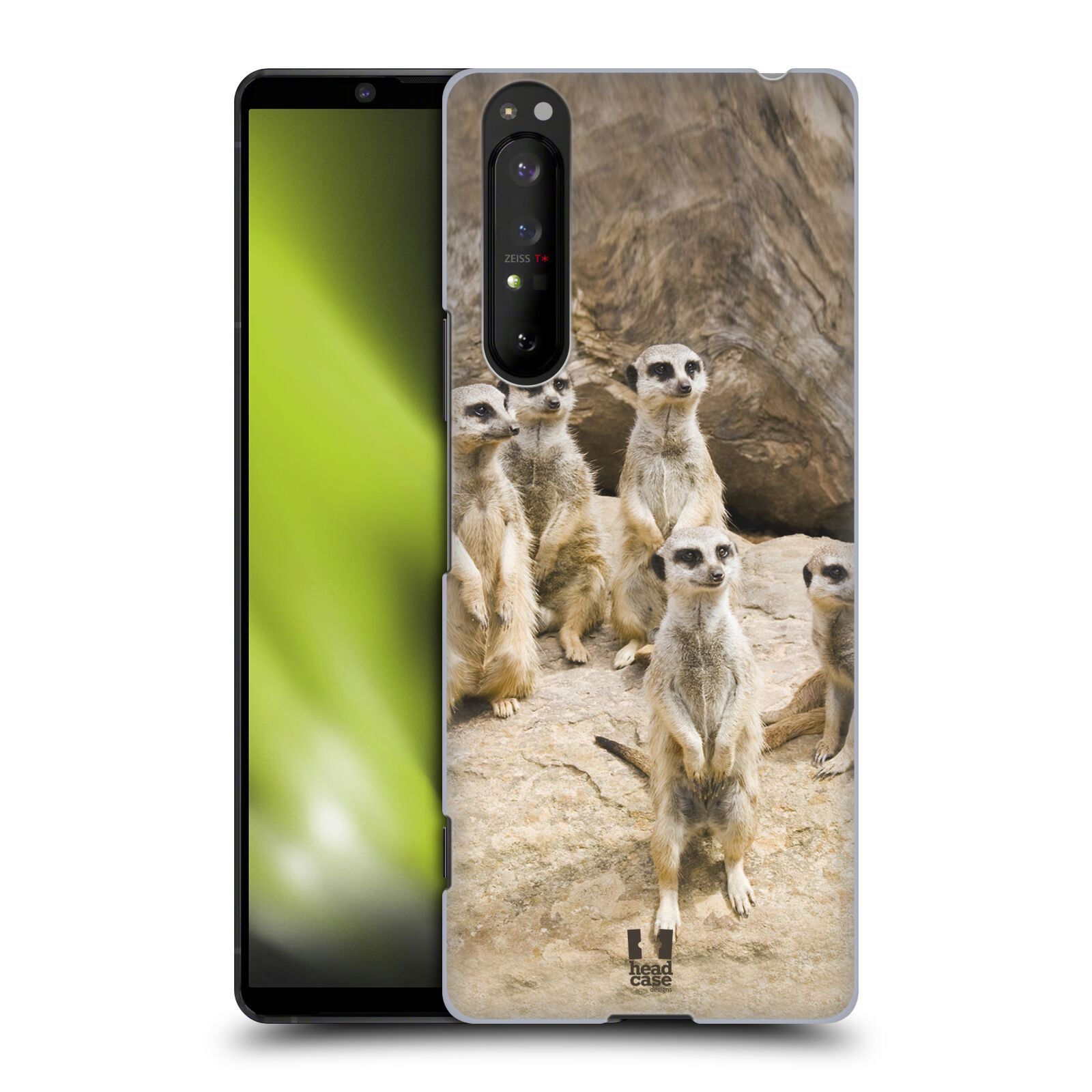 Zadní obal pro mobil Sony Xperia 1 II - HEAD CASE - Svět zvířat roztomilé surikaty