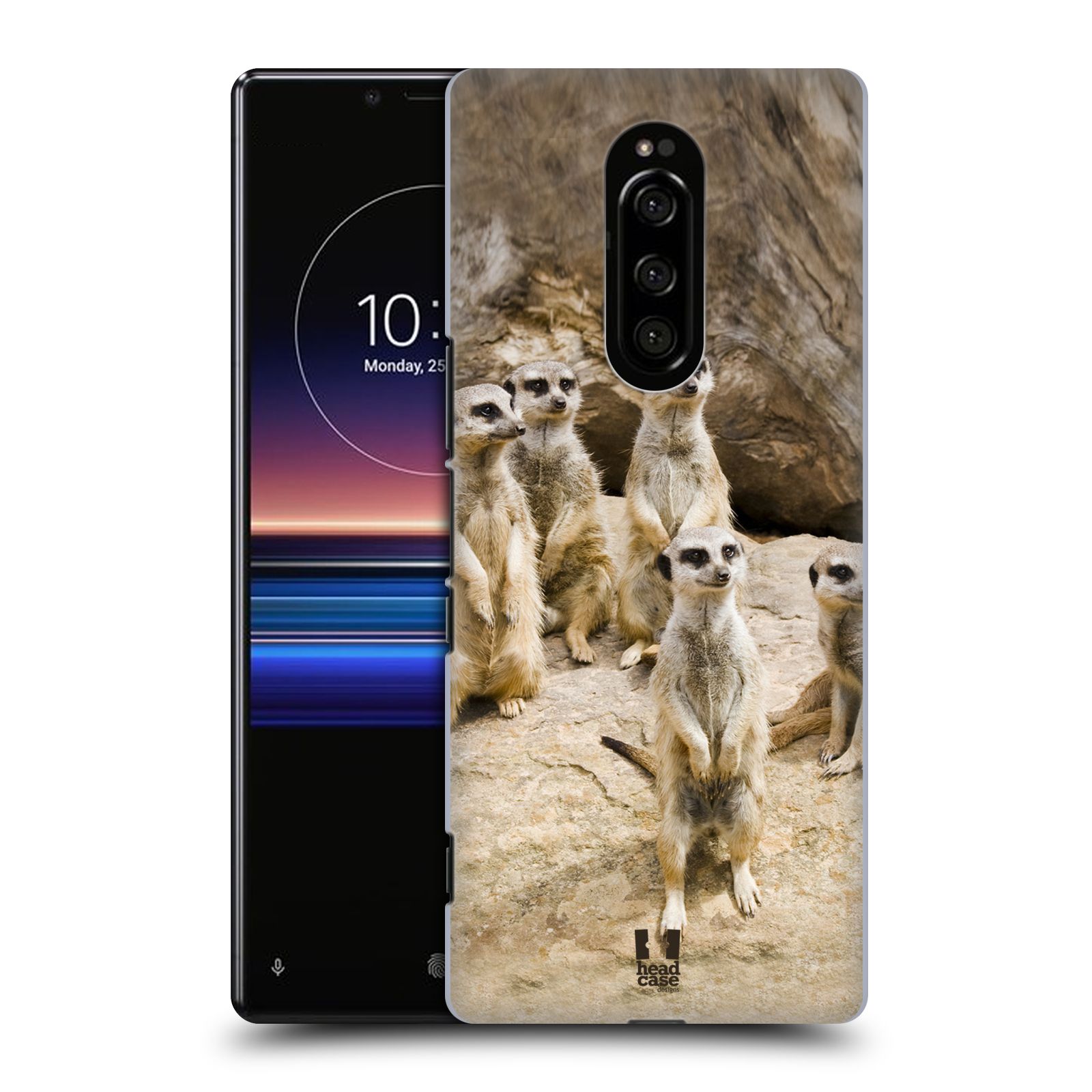 Zadní obal pro mobil Sony Xperia 1 - HEAD CASE - Svět zvířat roztomilé surikaty