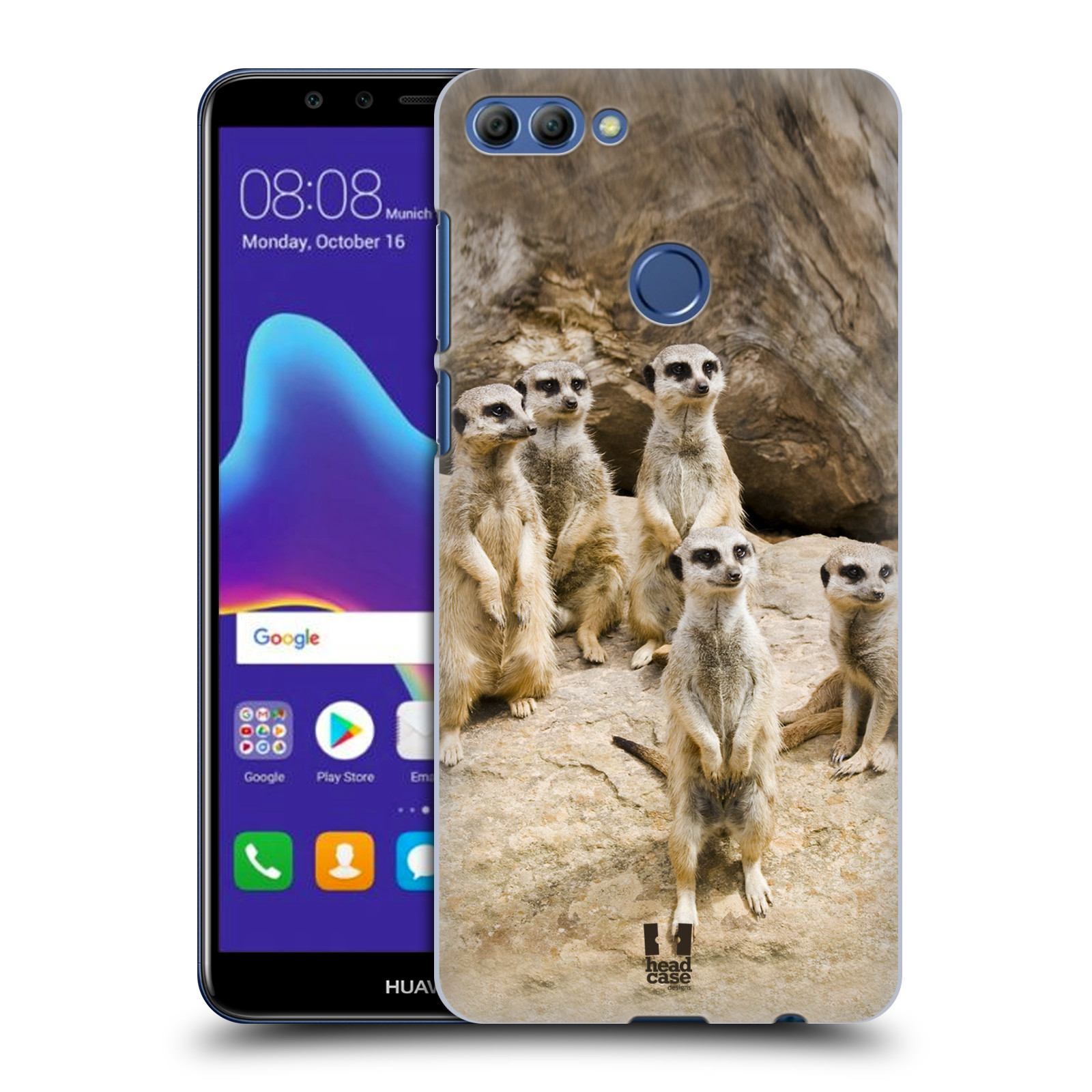 HEAD CASE plastový obal na mobil Huawei Y9 2018 vzor Divočina, Divoký život a zvířata foto SURIKATA