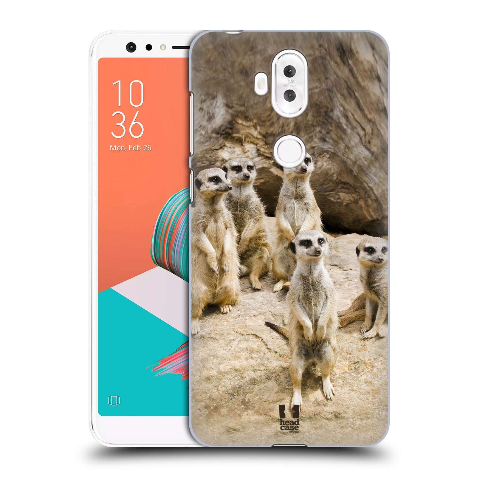 Zadní obal pro mobil Asus Zenfone 5 Lite ZC600KL - HEAD CASE - Svět zvířat roztomilé surikaty
