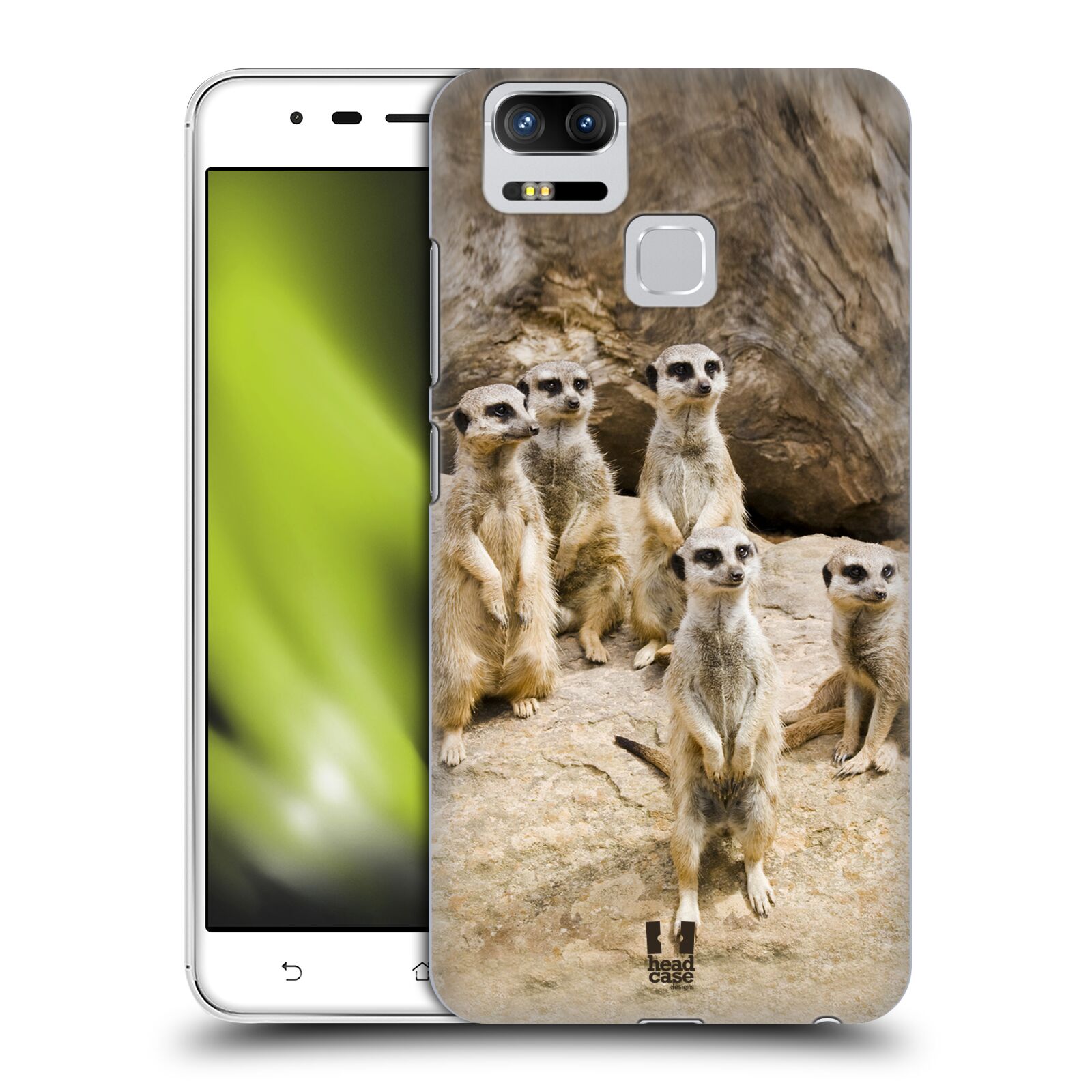 HEAD CASE plastový obal na mobil Asus Zenfone 3 Zoom ZE553KL vzor Divočina, Divoký život a zvířata foto SURIKATA