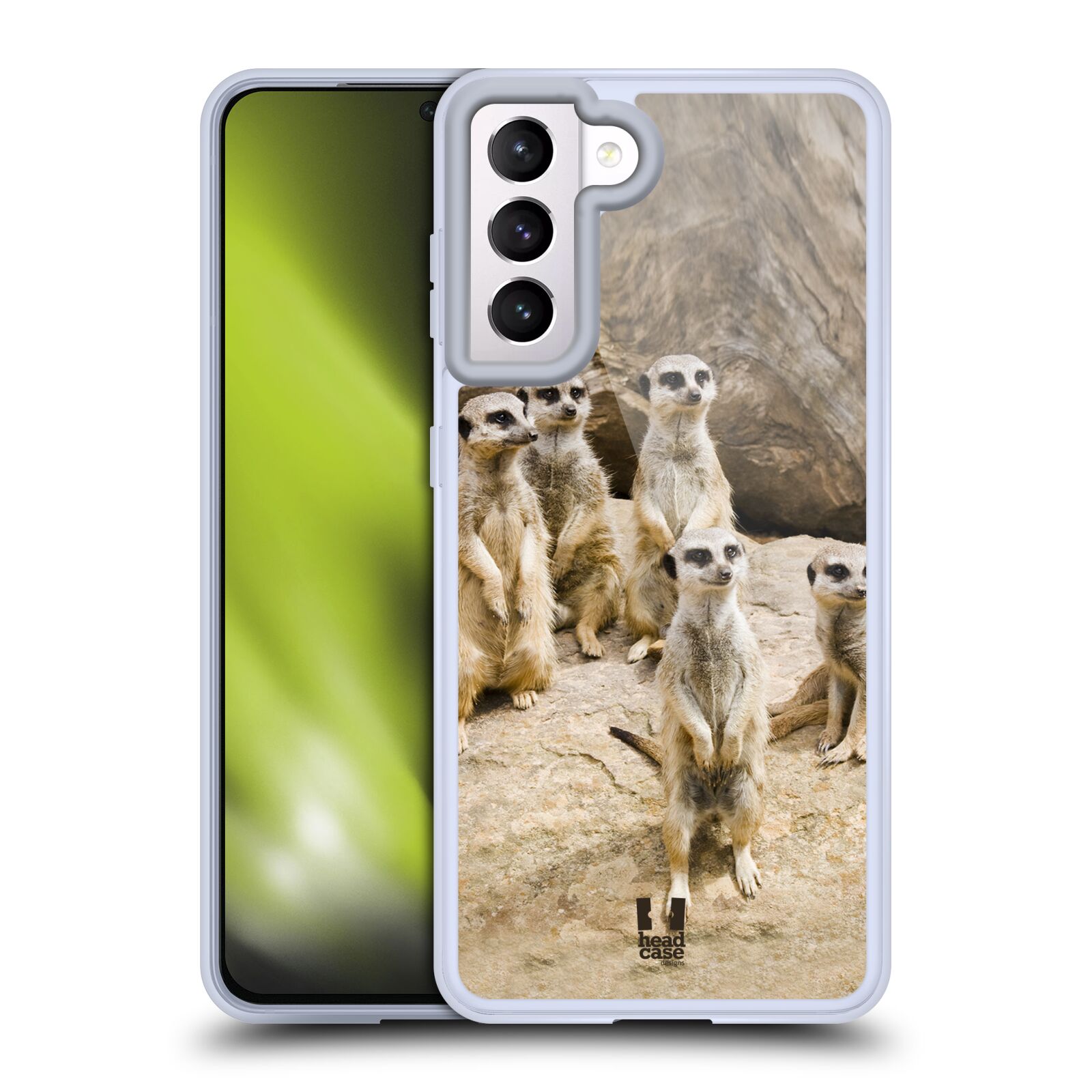 Plastový obal HEAD CASE na mobil Samsung Galaxy S21 5G vzor Divočina, Divoký život a zvířata foto SURIKATA