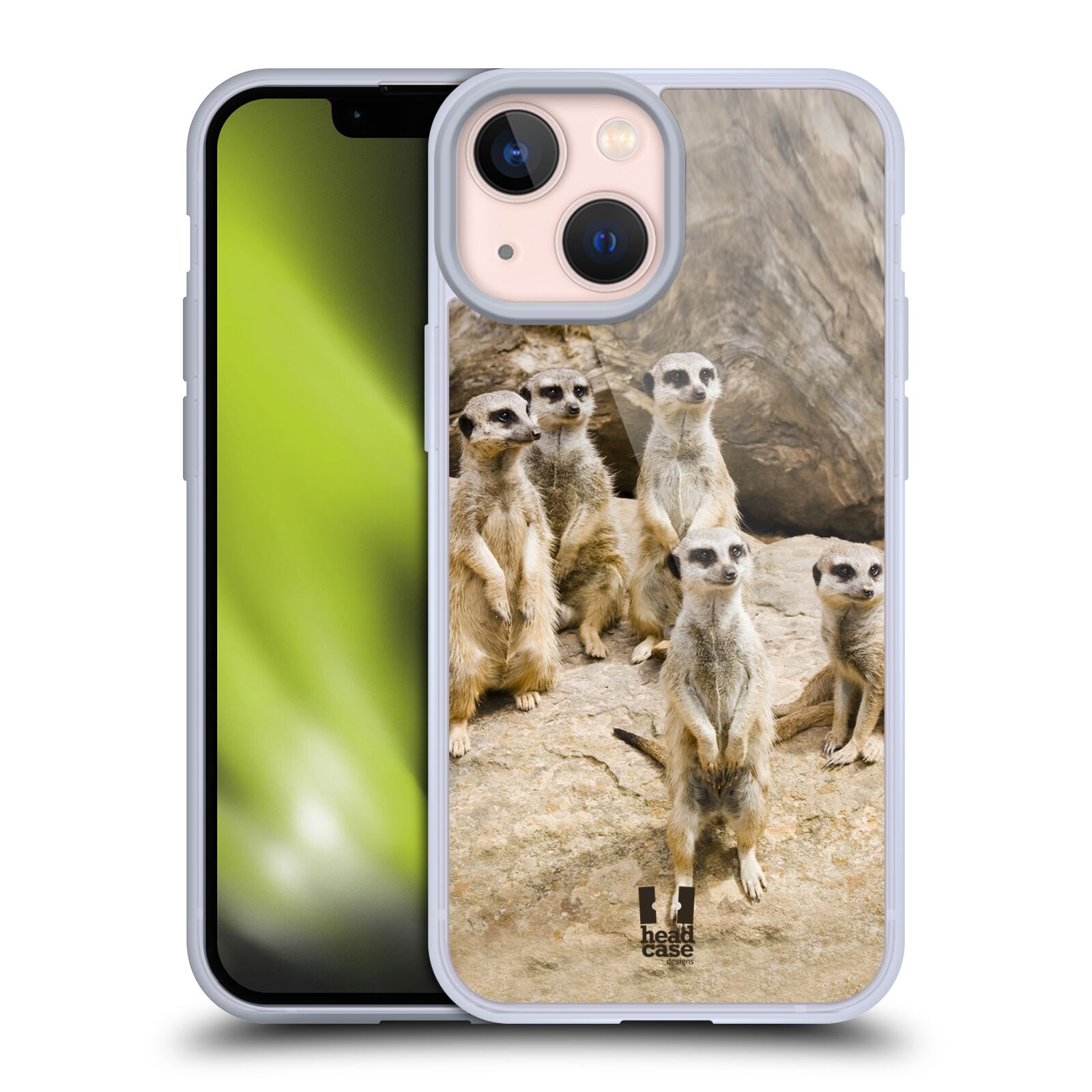 Plastový obal HEAD CASE na mobil Apple Iphone 13 MINI vzor Divočina, Divoký život a zvířata foto SURIKATA