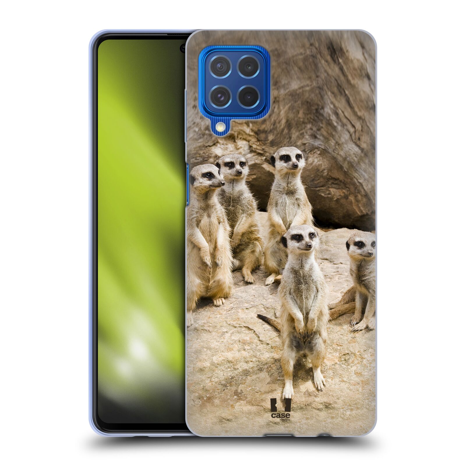 Plastový obal HEAD CASE na mobil Samsung Galaxy M62 vzor Divočina, Divoký život a zvířata foto SURIKATA