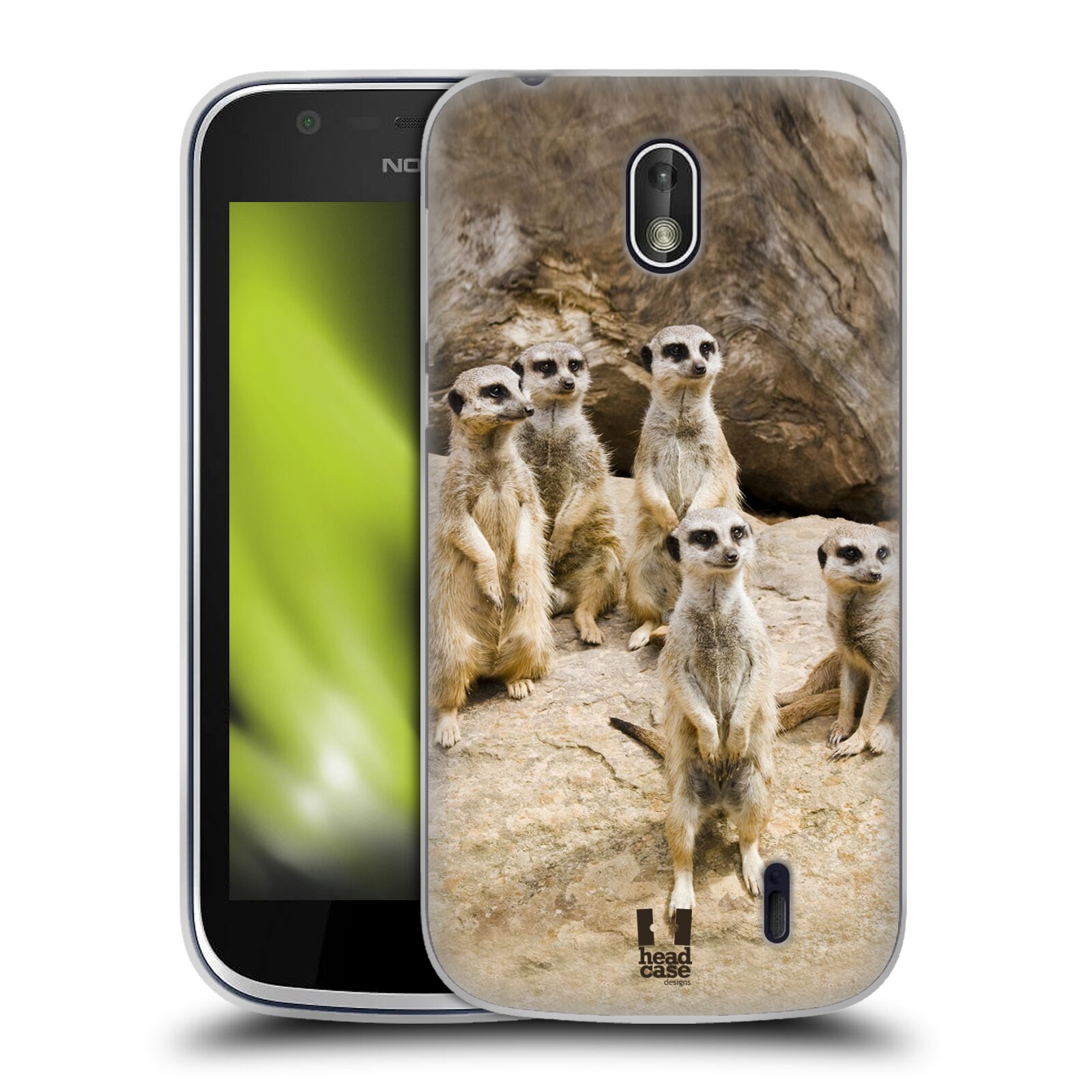HEAD CASE silikonový obal na mobil Nokia 1 vzor Divočina, Divoký život a zvířata foto SURIKATA