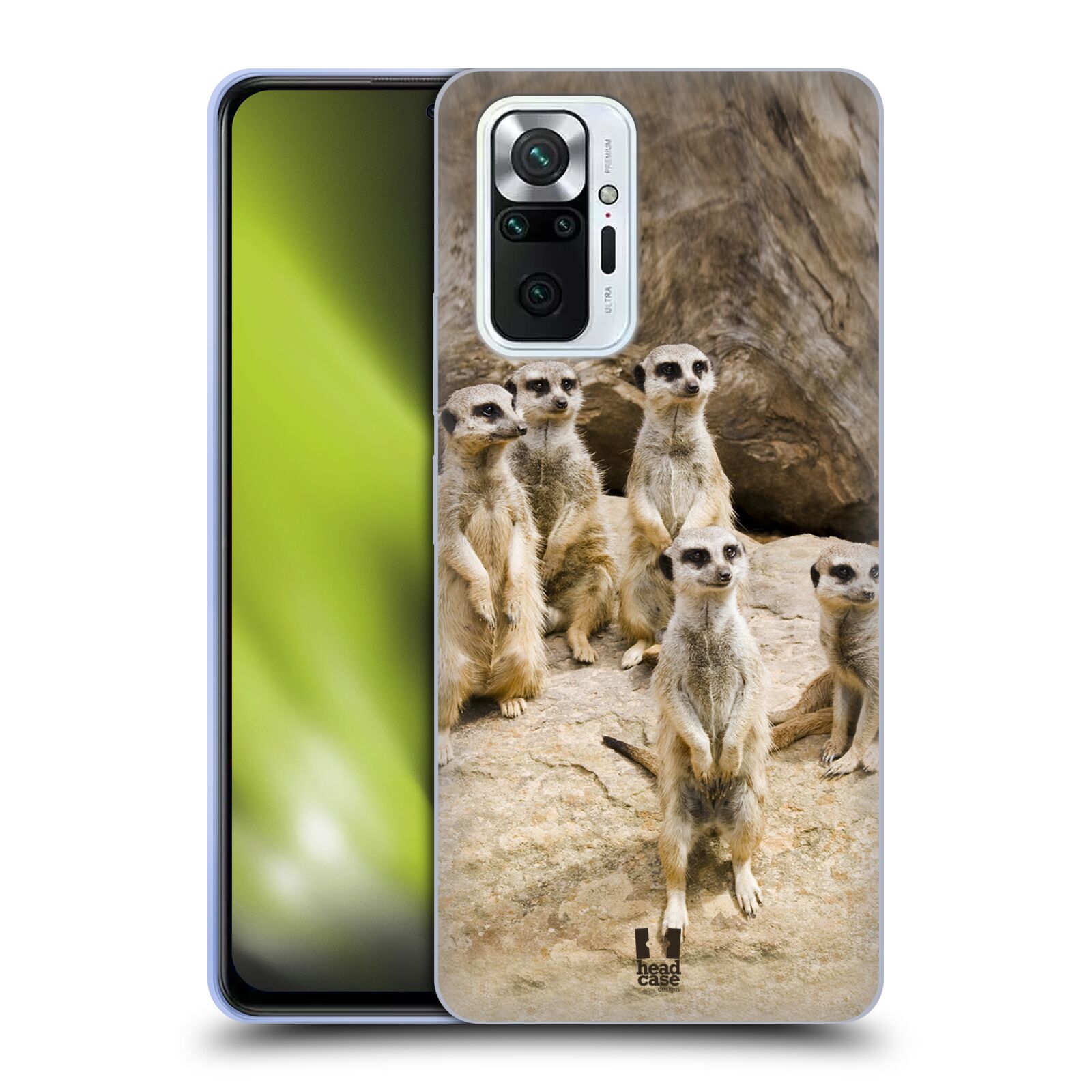 Zadní obal pro mobil Xiaomi Redmi Note 10 PRO - HEAD CASE - Svět zvířat roztomilé surikaty