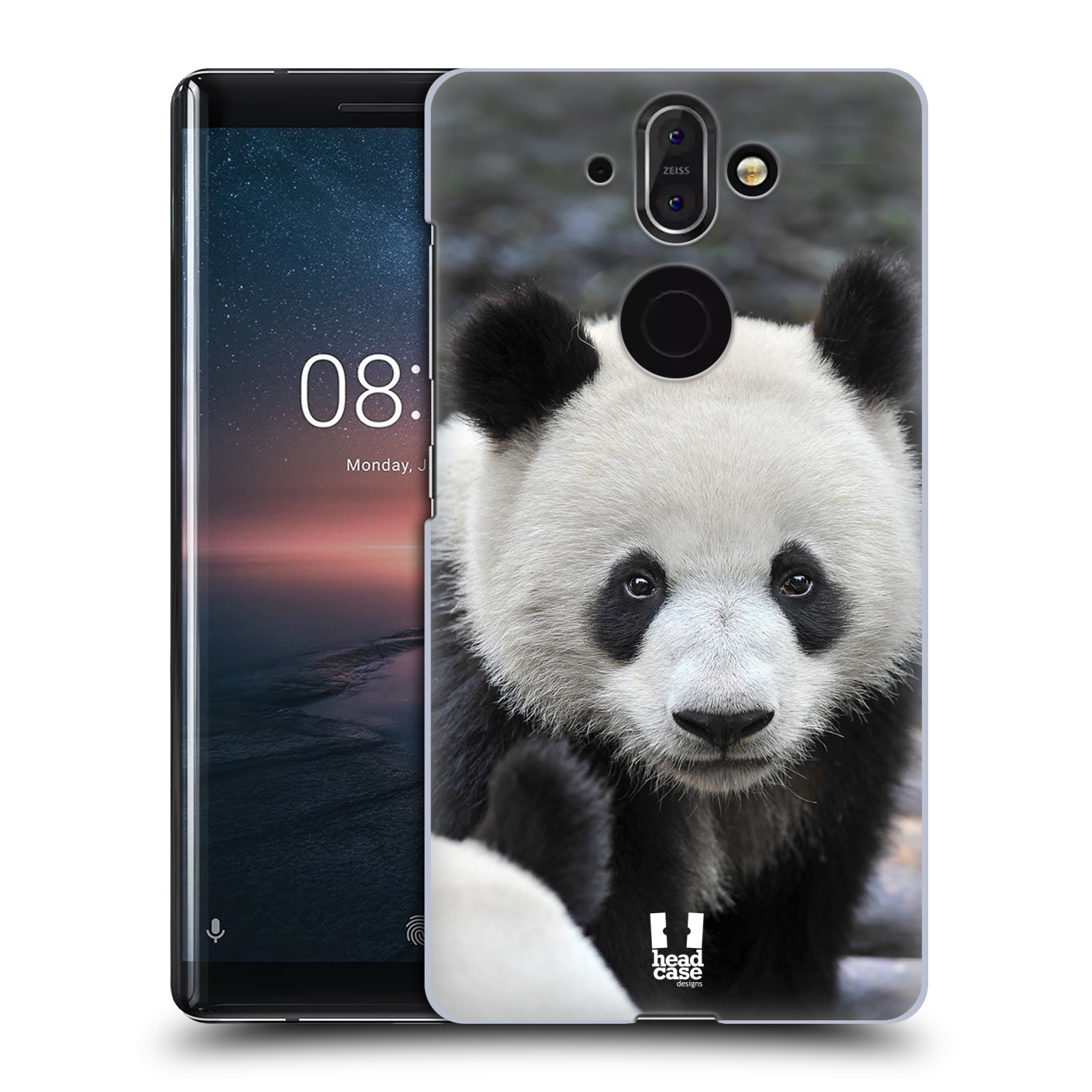 Zadní obal pro mobil Nokia 8 Sirocco - HEAD CASE - Svět zvířat medvěd panda