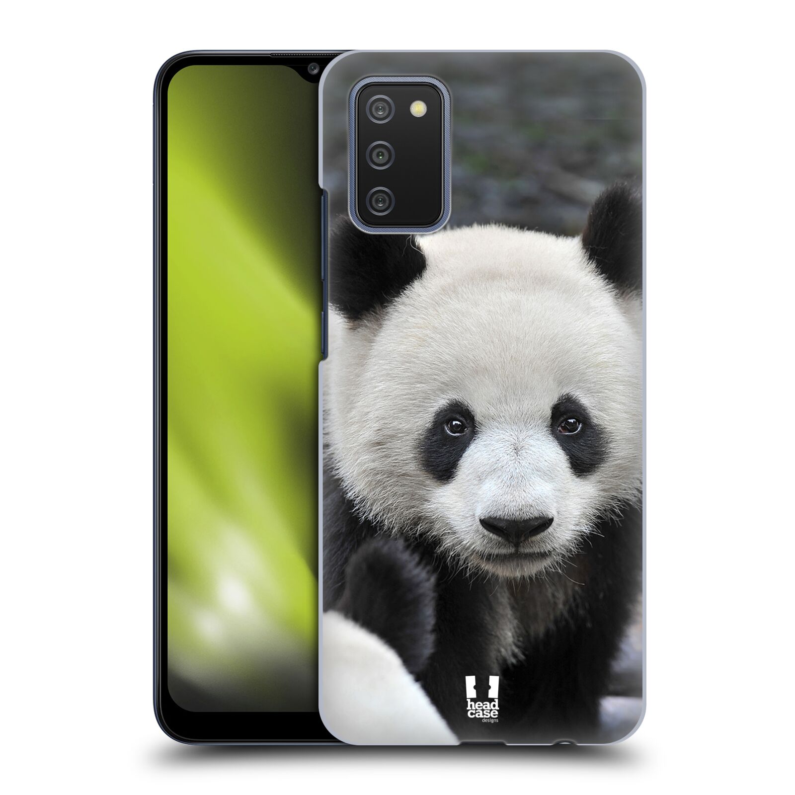 Zadní obal pro mobil Samsung Galaxy A02s - HEAD CASE - Svět zvířat medvěd panda