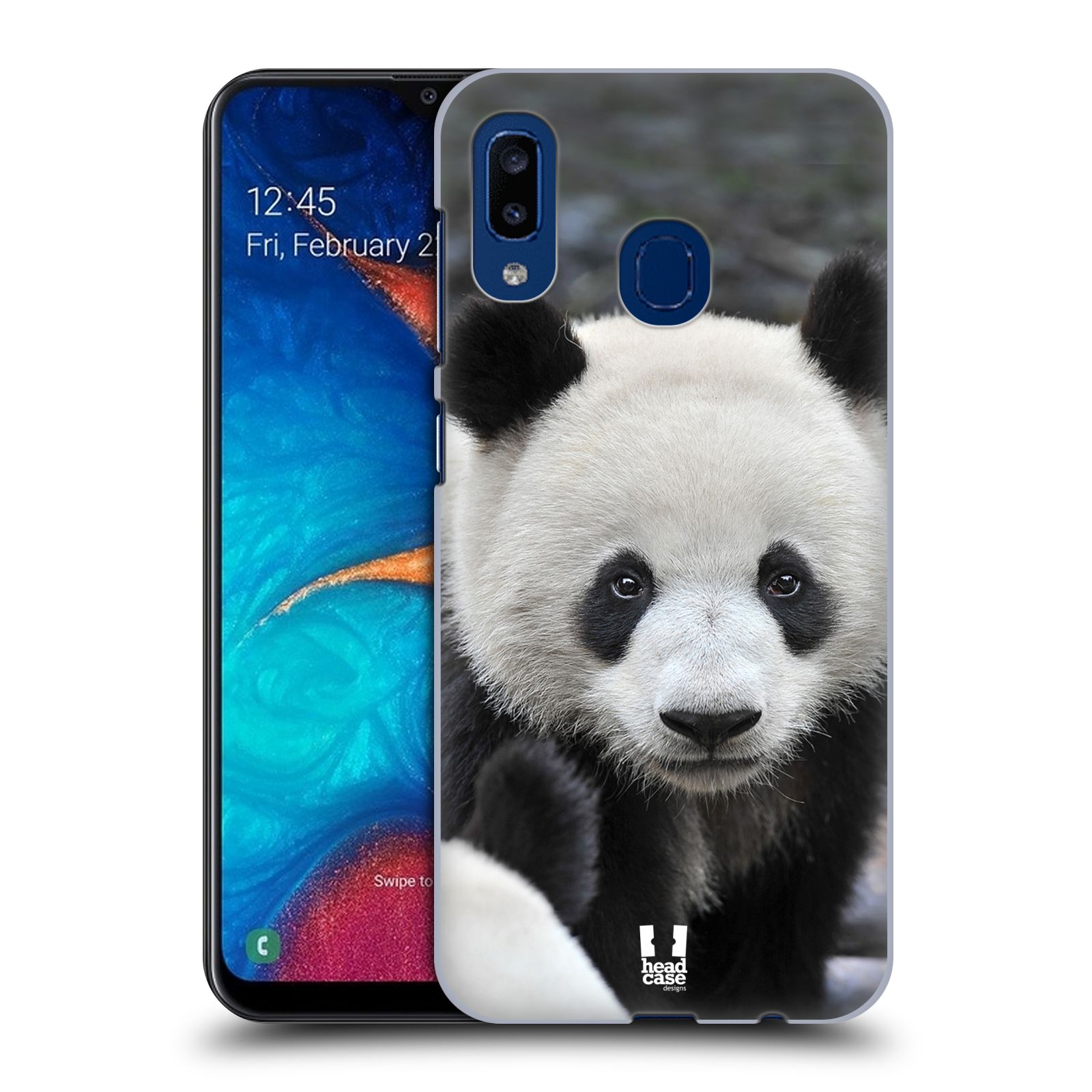 Zadní obal pro mobil Samsung Galaxy A20 - HEAD CASE - Svět zvířat medvěd panda