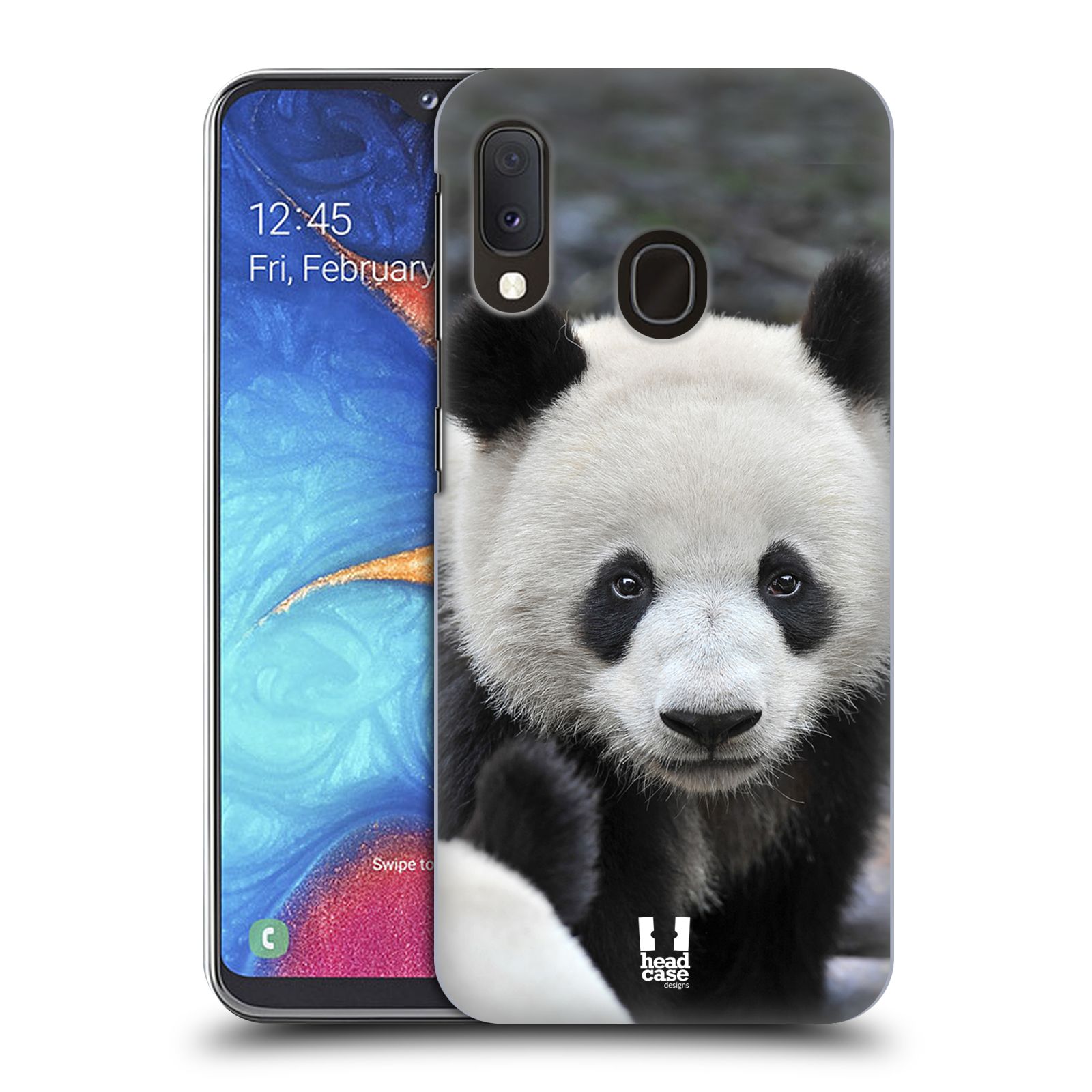 Zadní obal pro mobil Samsung Galaxy A20E - HEAD CASE - Svět zvířat medvěd panda
