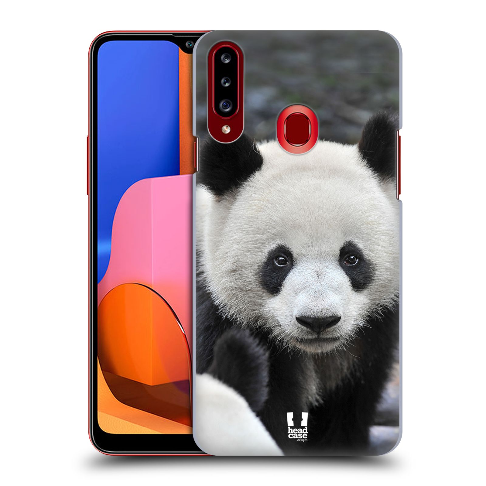 Zadní obal pro mobil Samsung Galaxy A20s - HEAD CASE - Svět zvířat medvěd panda